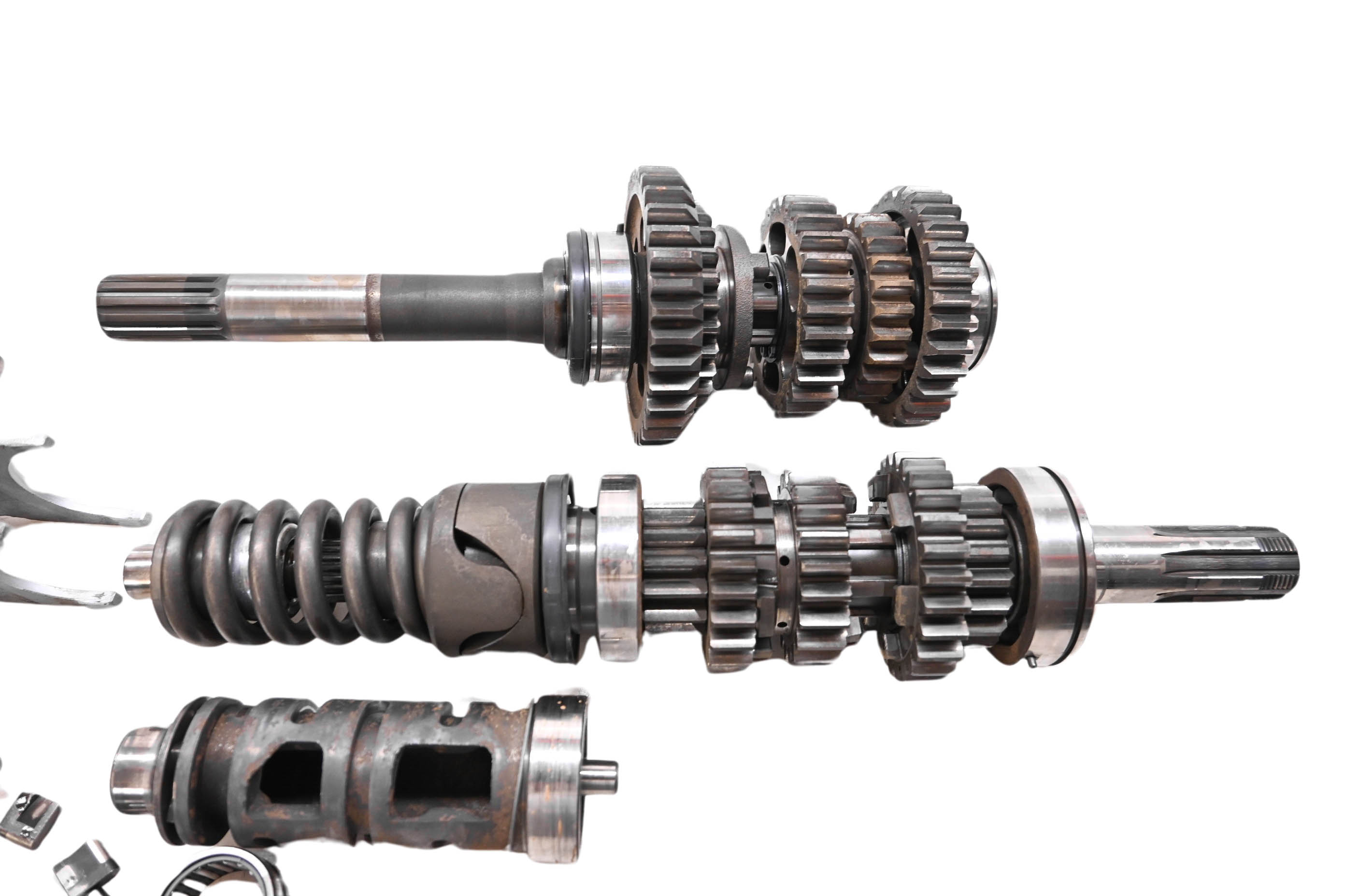 82 Suzuki GS1100G Transmission Shift Forks & Drum
