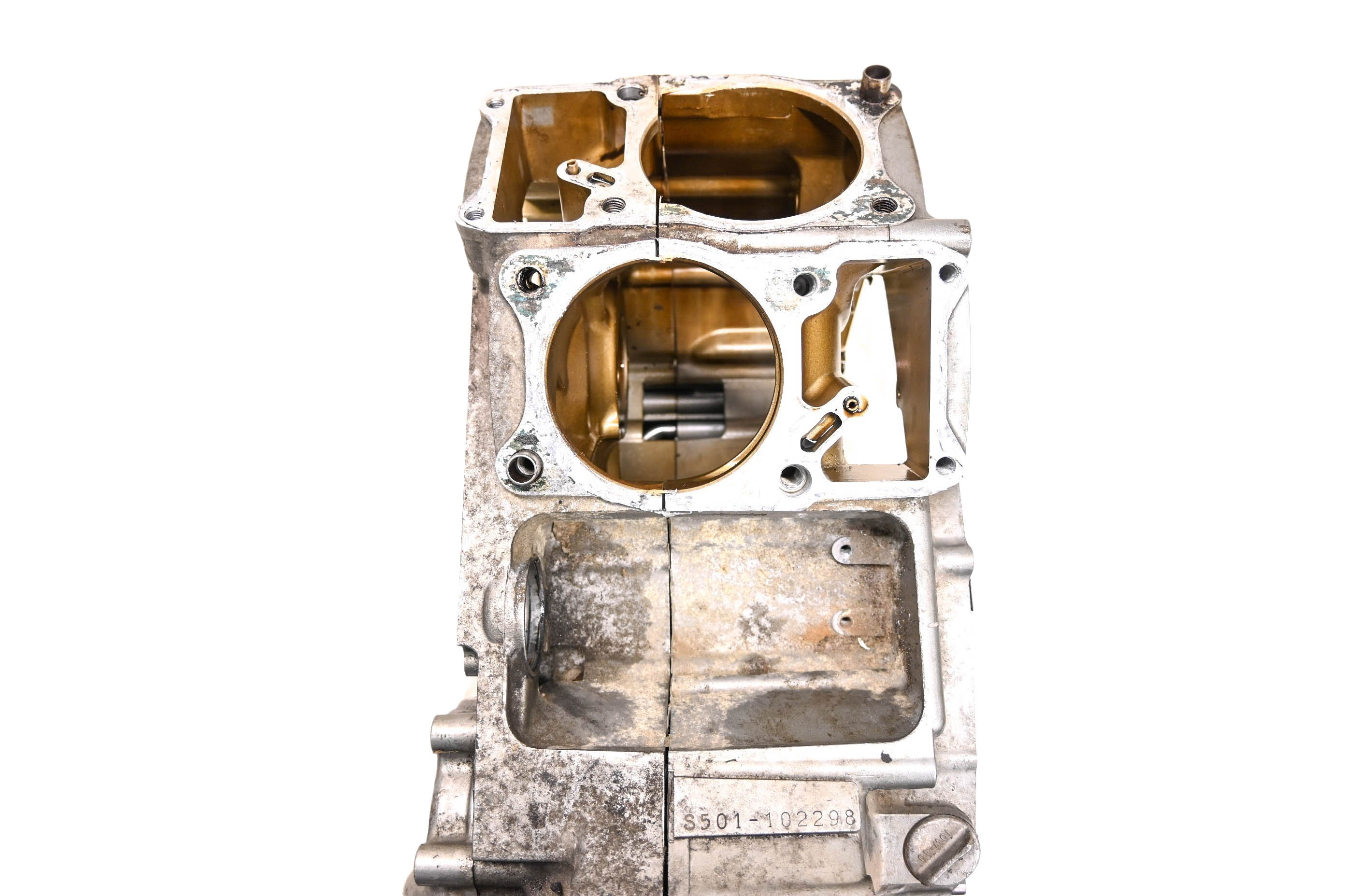 90 Suzuki VX800 Crankcase Center Crank Case