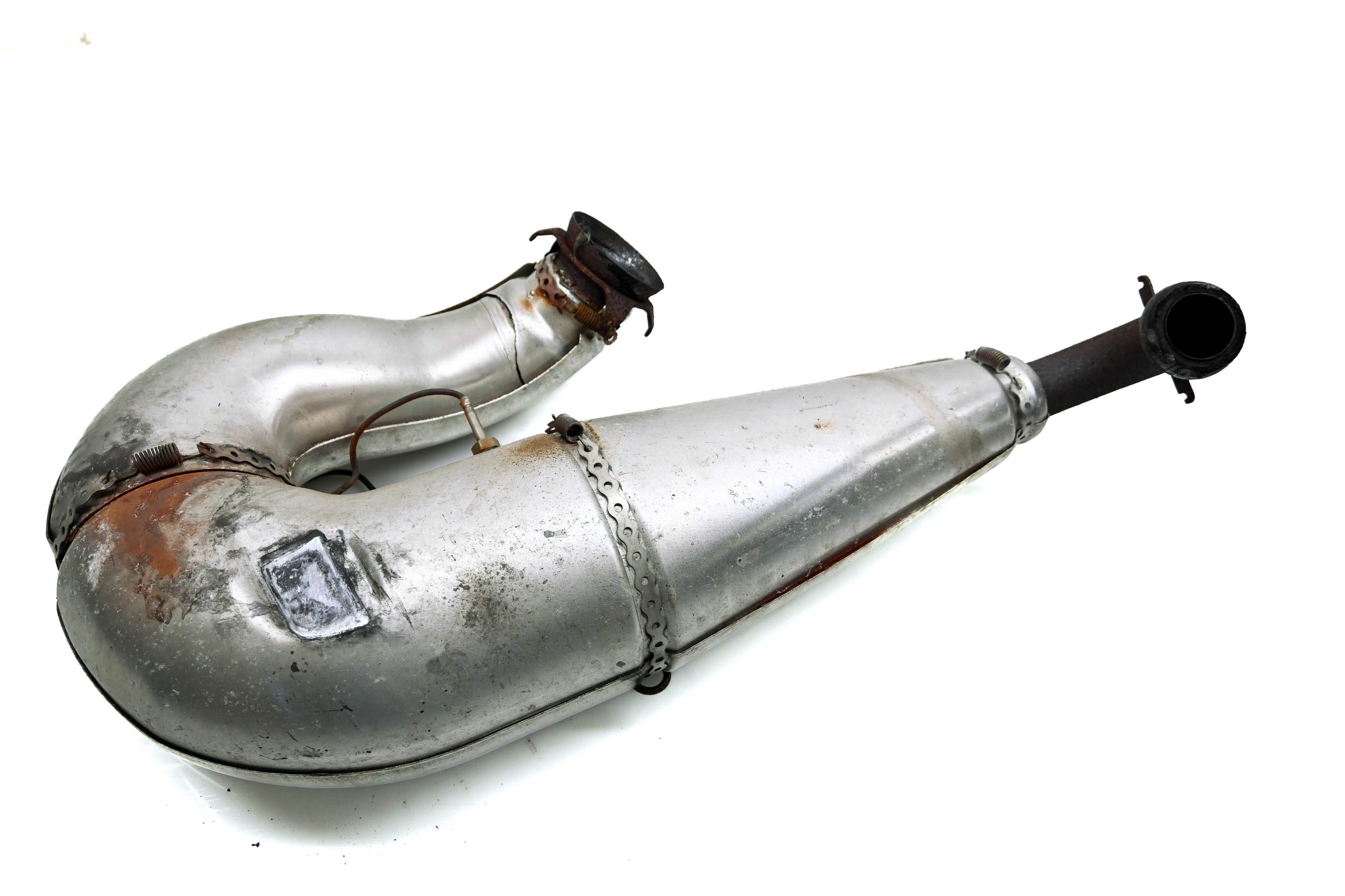 07 Arctic Cat F8 EFI Sno Pro Header Exhaust Head Pipe & Temperature Sensor 128"