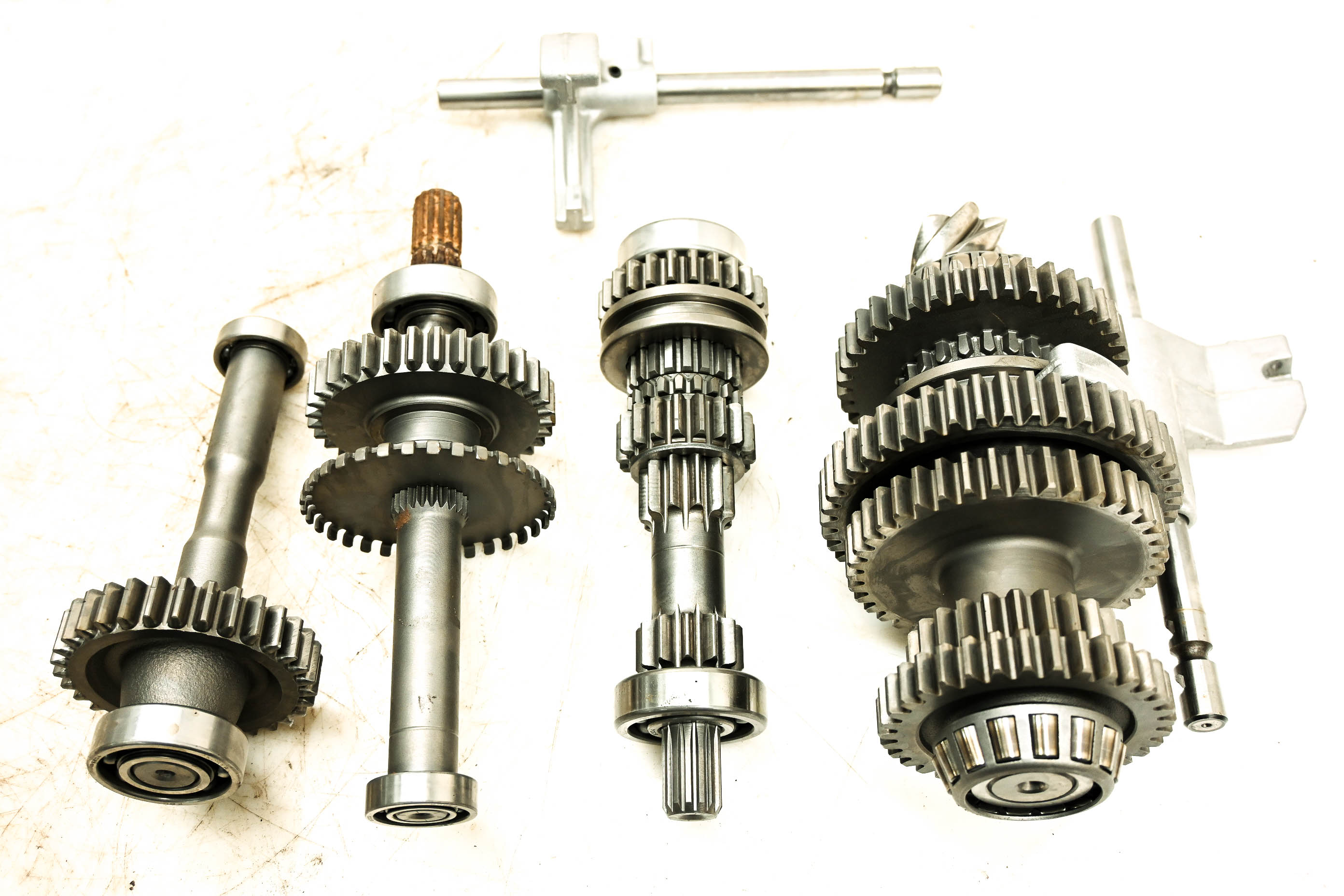09 Kubota RTV1140CPX Transmission Shift Forks & Drum