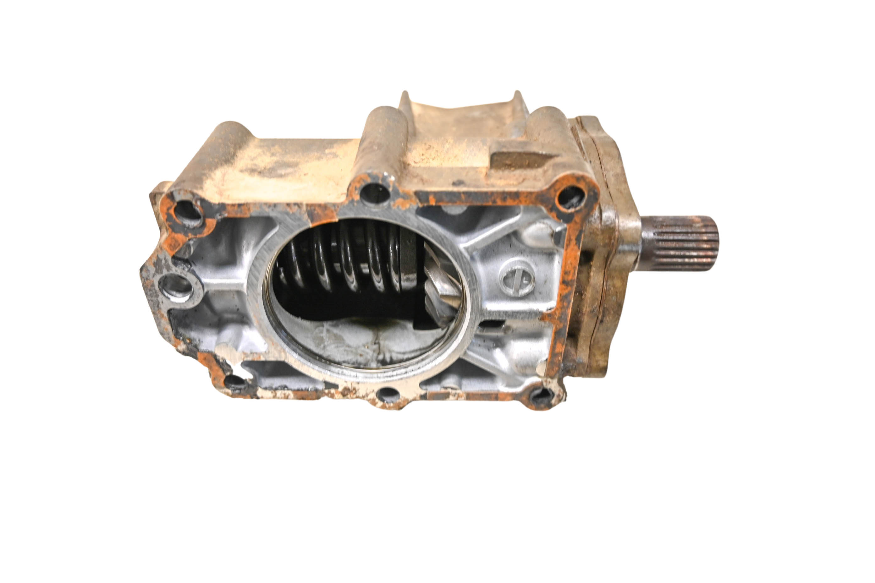 13 Kawasaki Mule 4010 Diesel 4x4 Transfer Case Bevel Gears Output Shaft KAF950D