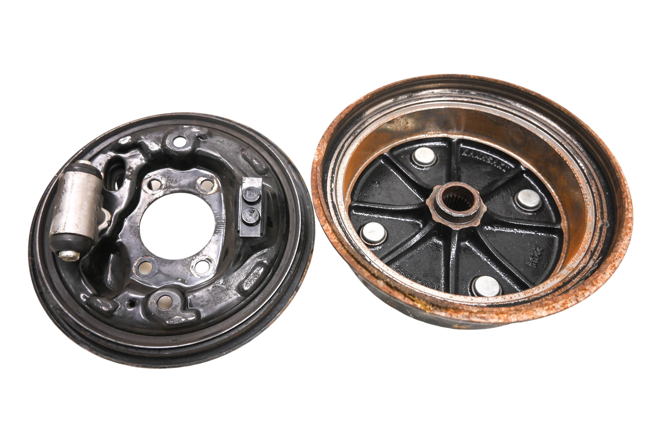 13 Kawasaki Mule 4010 Diesel 4x4 Rear Left Brake Drum Assembly KAF950D