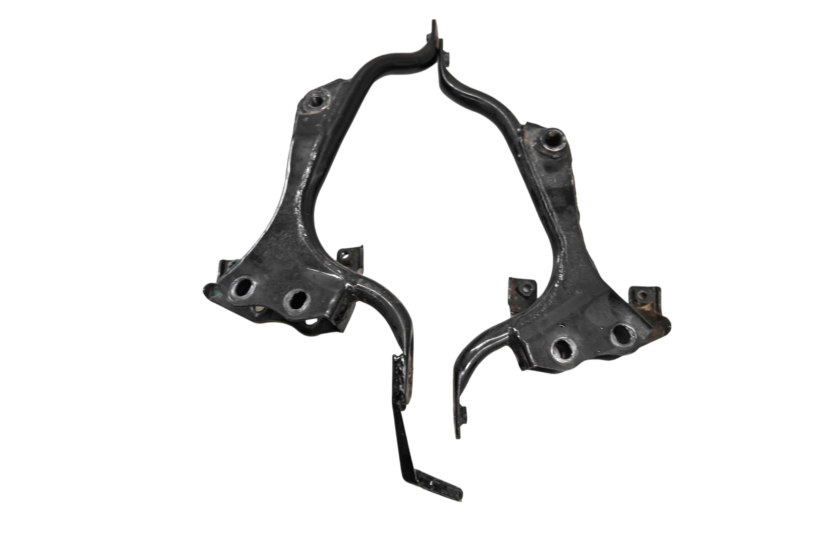 04 Kawasaki Ninja 250R Engine Motor Support Brackets Mounts Left & Right EX250