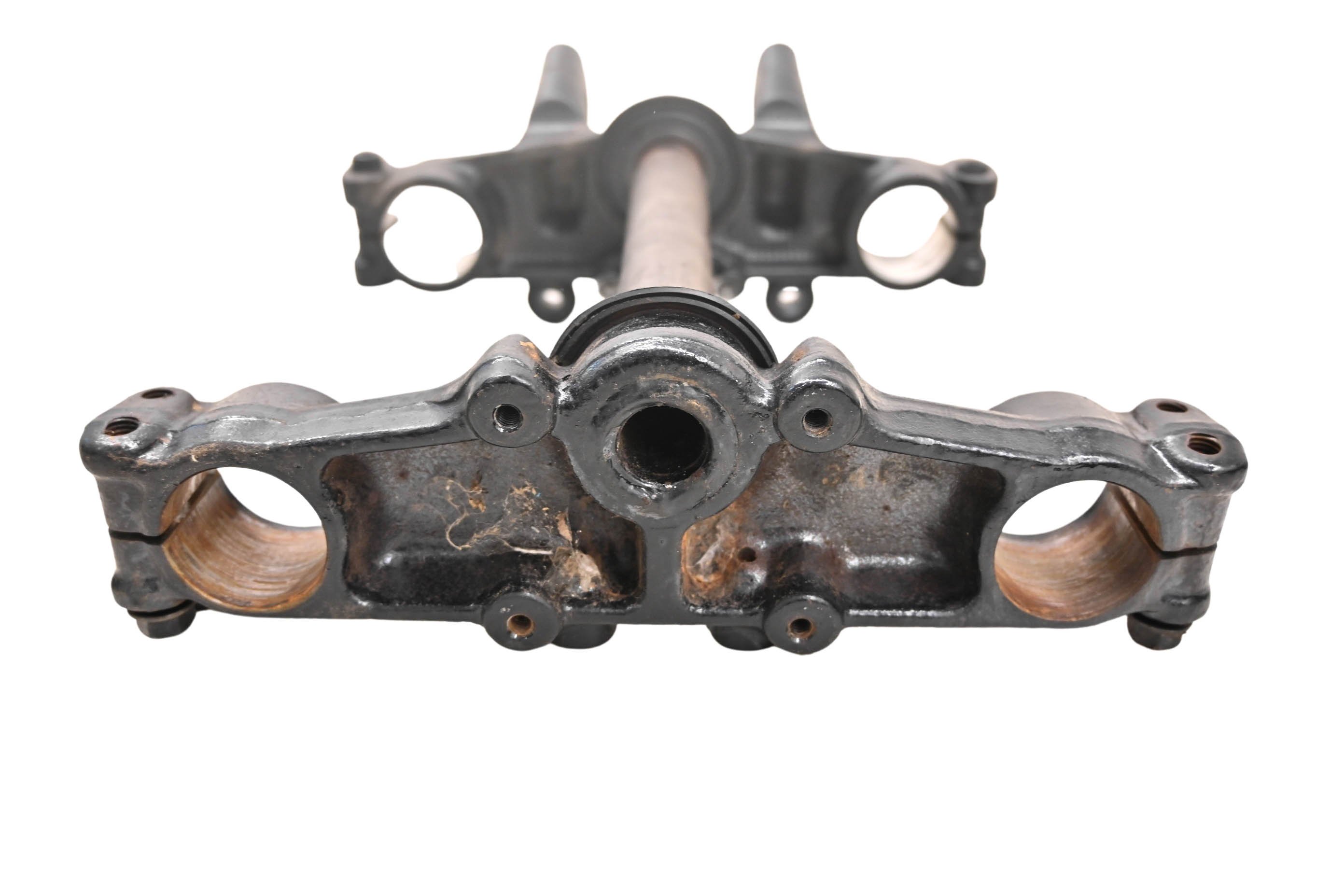 04 Kawasaki KLR250 Triple Tree Handlebar Clamps