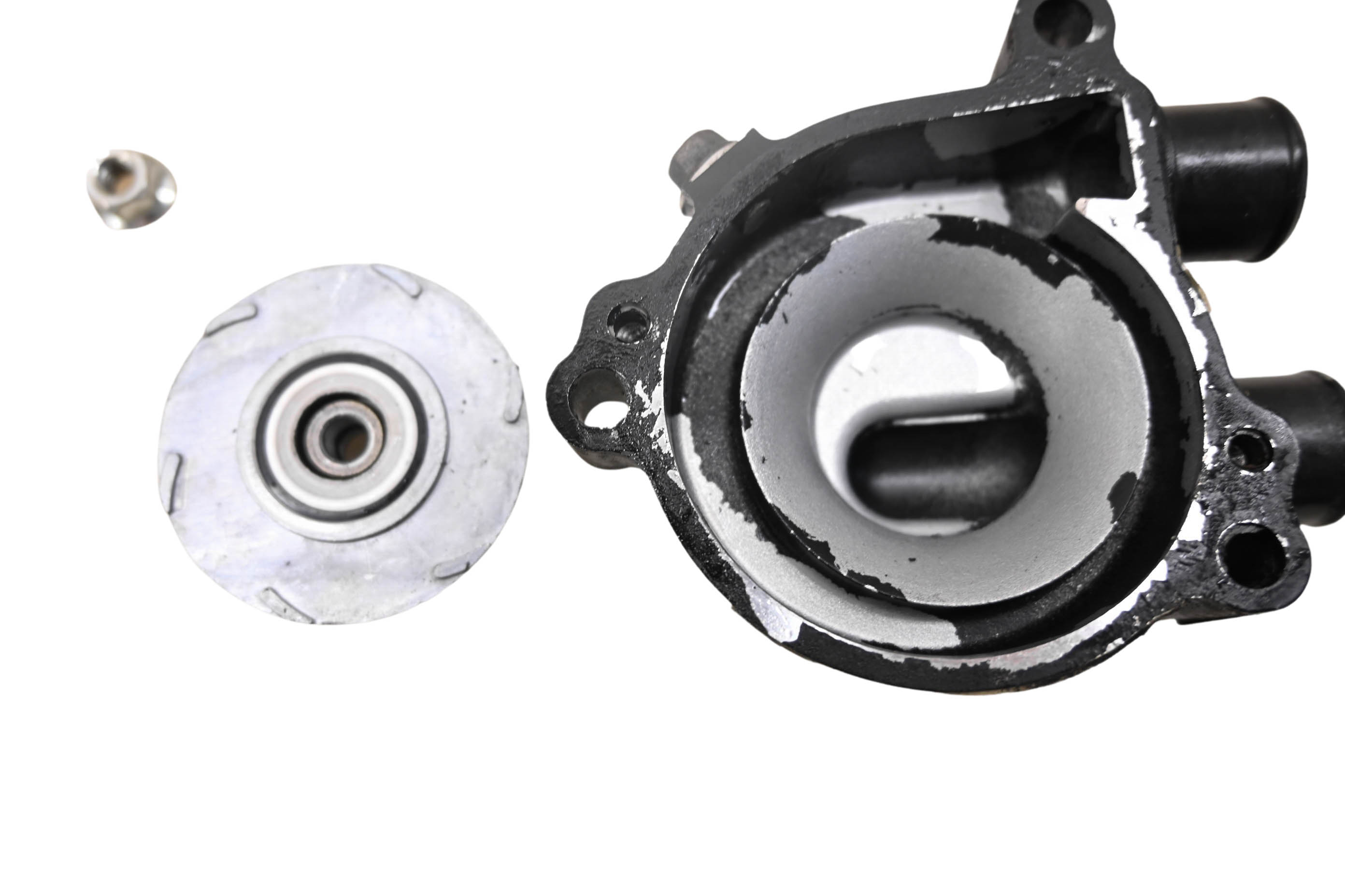 04 Kawasaki KLR250 Water Pump Cover & Impeller