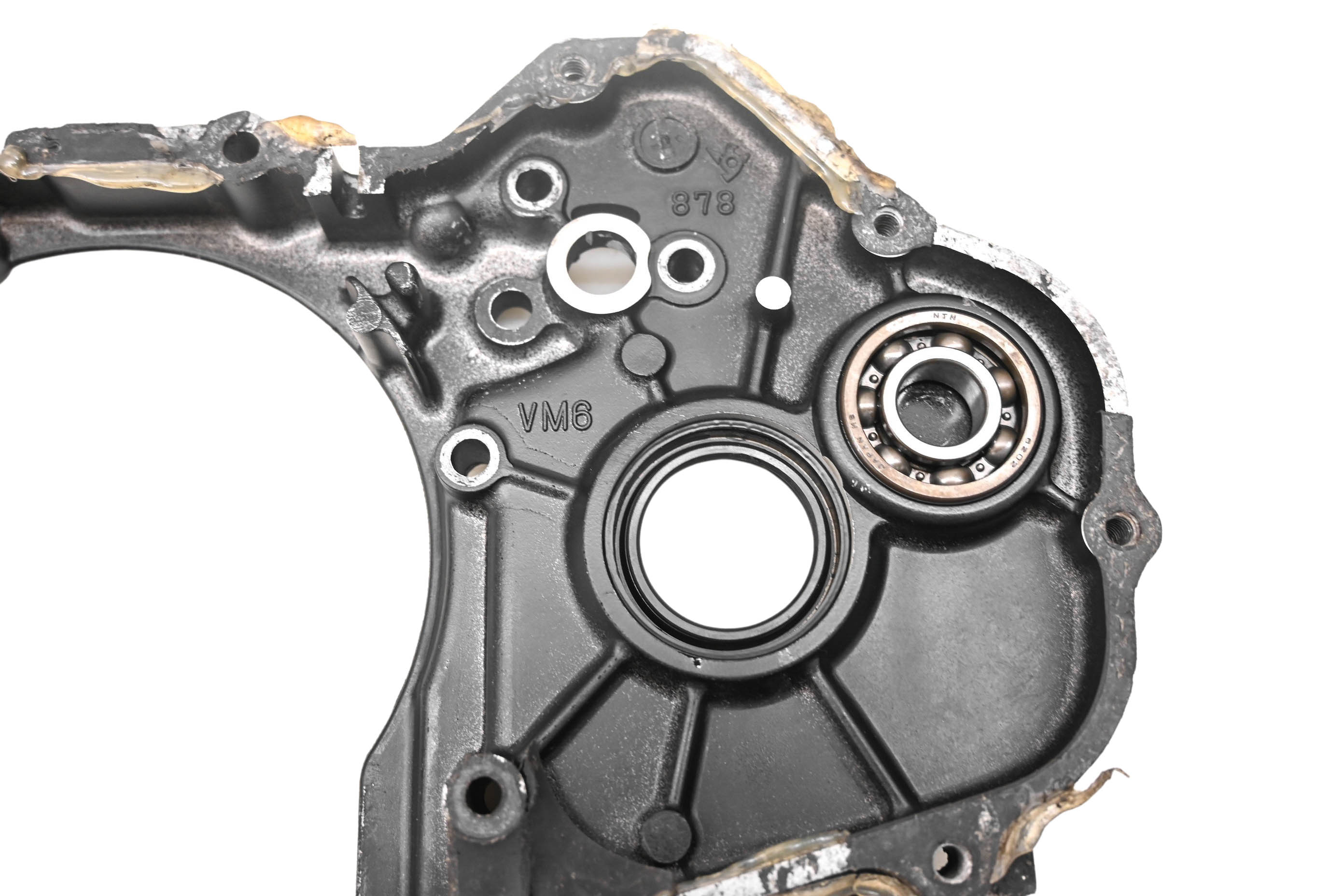 86 Honda Fourtrax 125 2x4 Inner Left Engine Stator Cover TRX125
