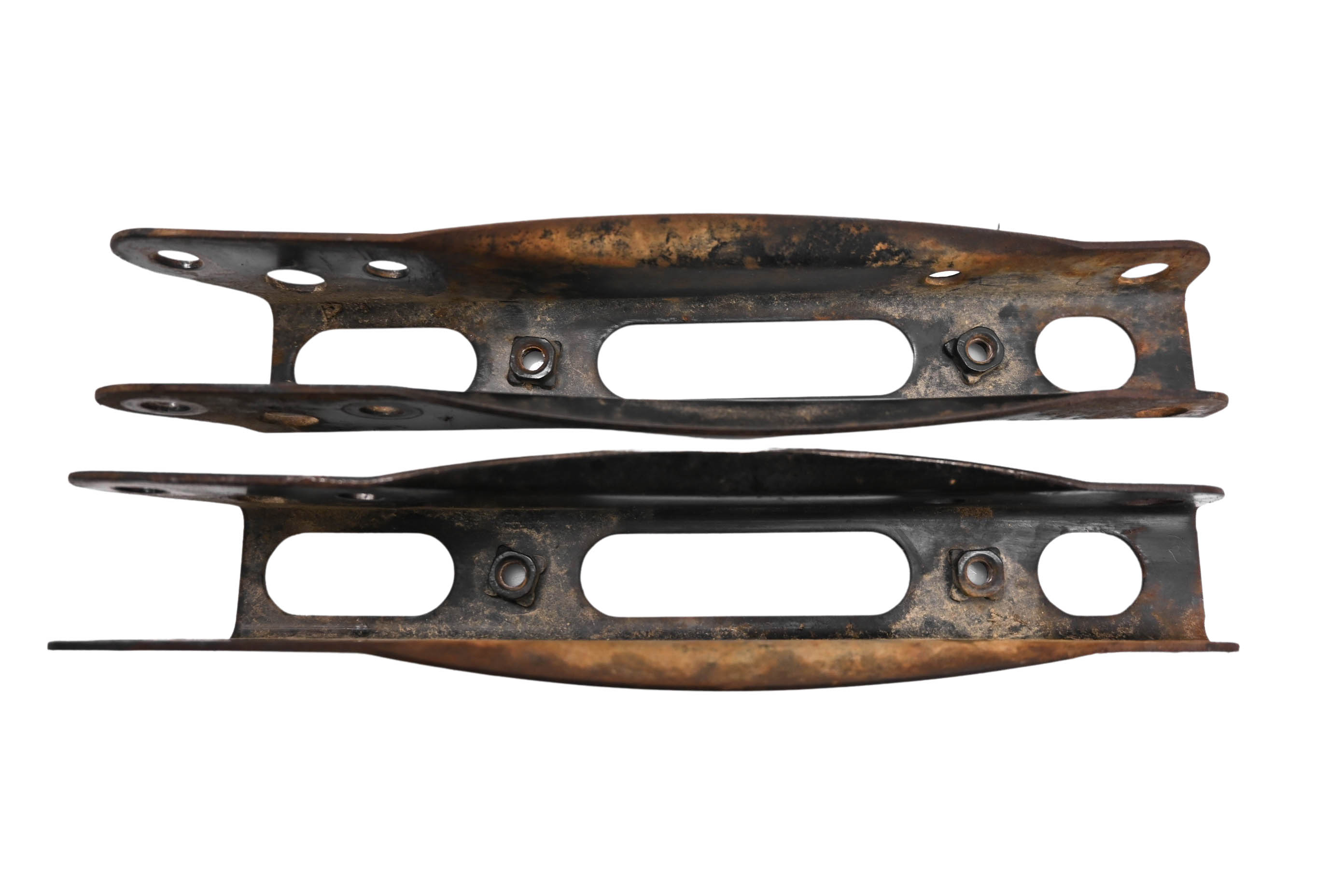 05 Honda Rancher 350 4x4 Front Foot Rest Peg Brackets Mounts Left & Right TRX350FE