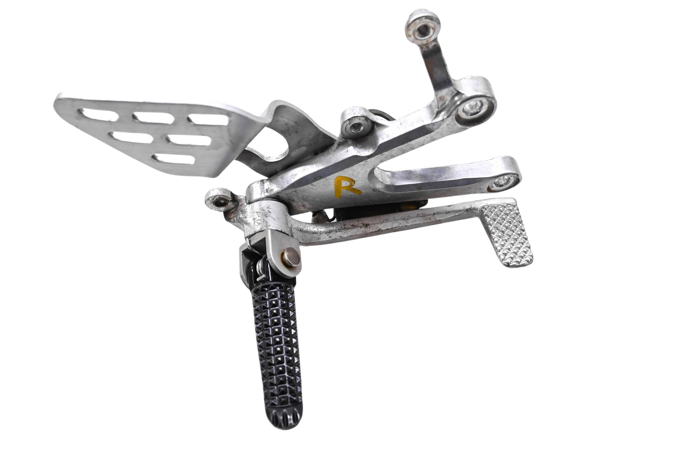 04 Yamaha YZF R6 Left Side Foot Peg & Brake Pedal