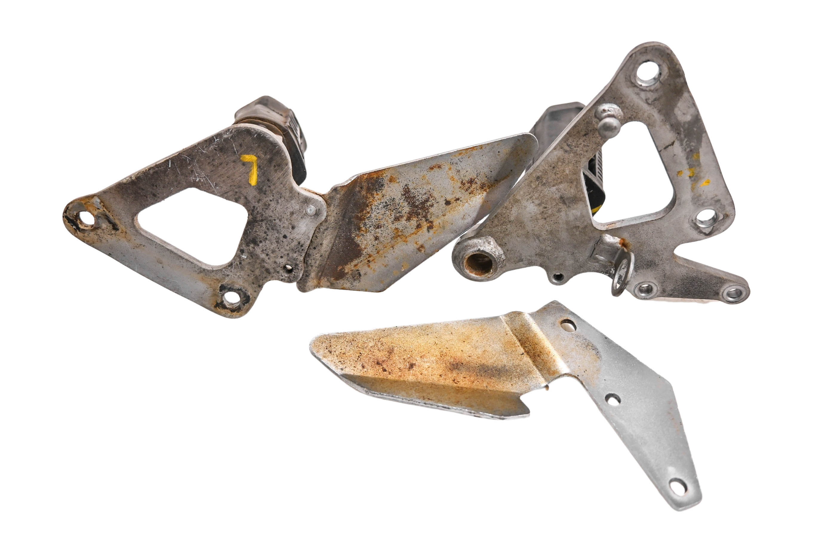 05 Suzuki GS500F Front Driver Foot Pegs Left & Right