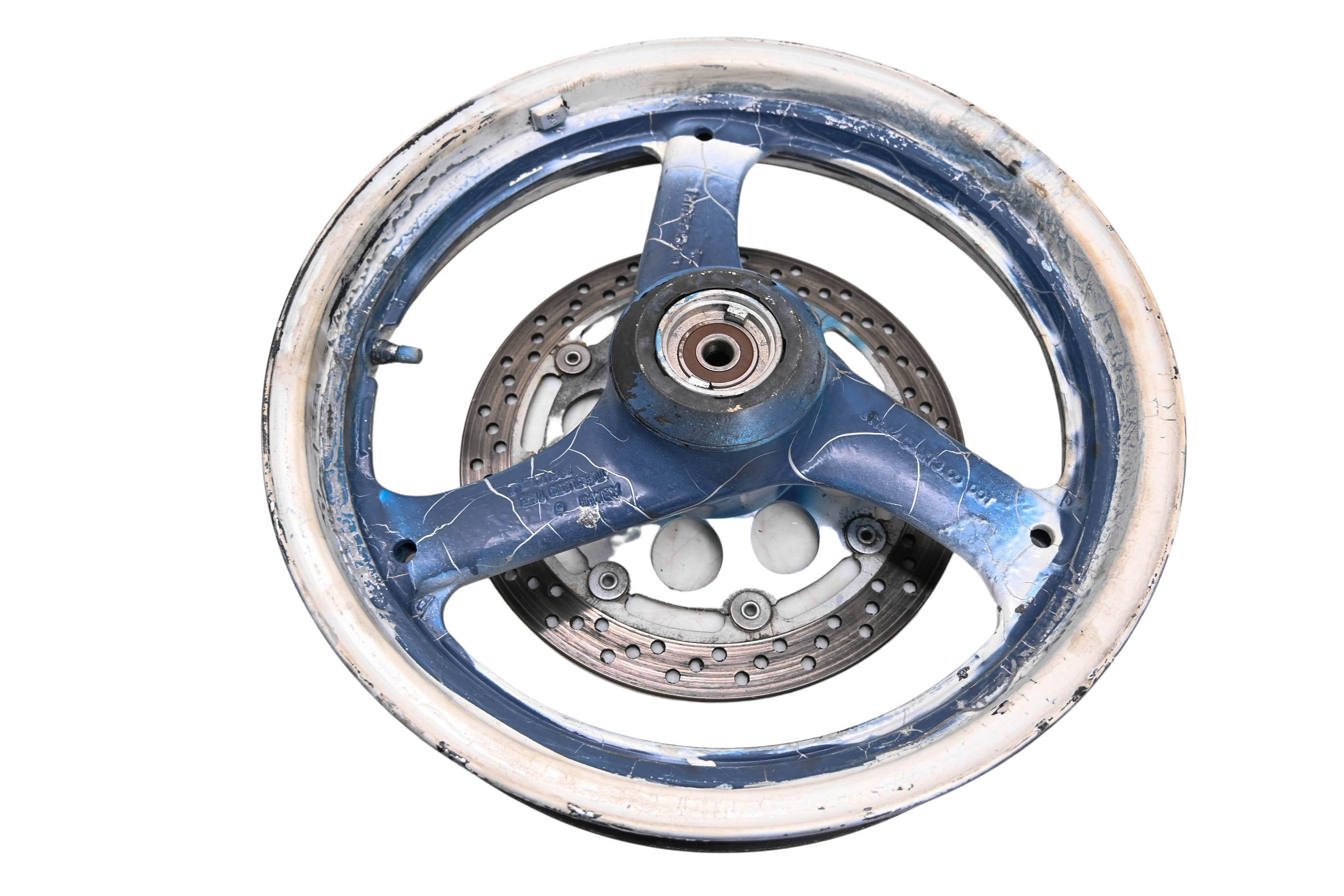 05 Suzuki GS500F Front Wheel Rim & Rotor 17X3