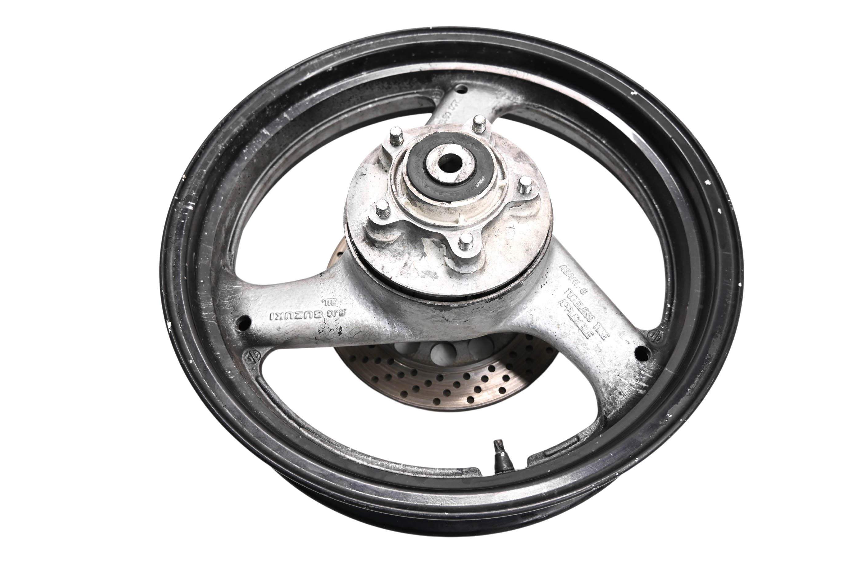 05 Suzuki GS500F Rear Wheel Rim & Rotor 17X3.5