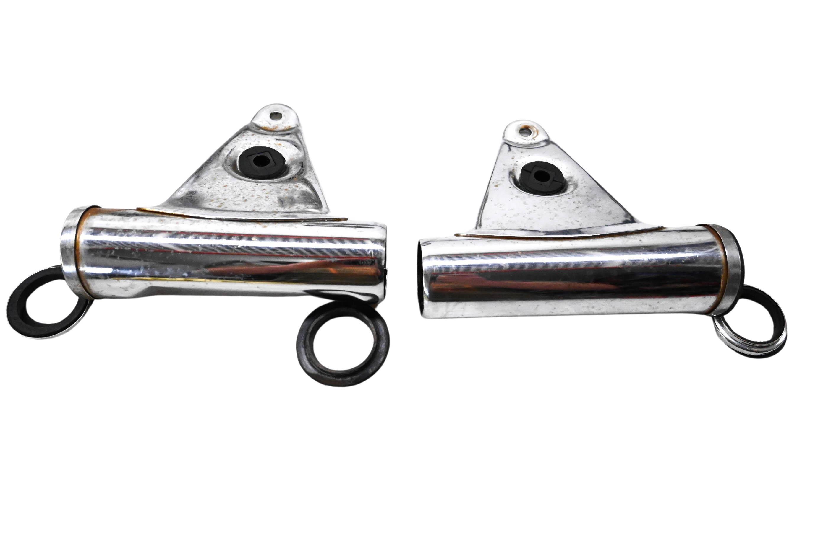 80 Suzuki GS550L Front Headlight Support Brackets Mounts