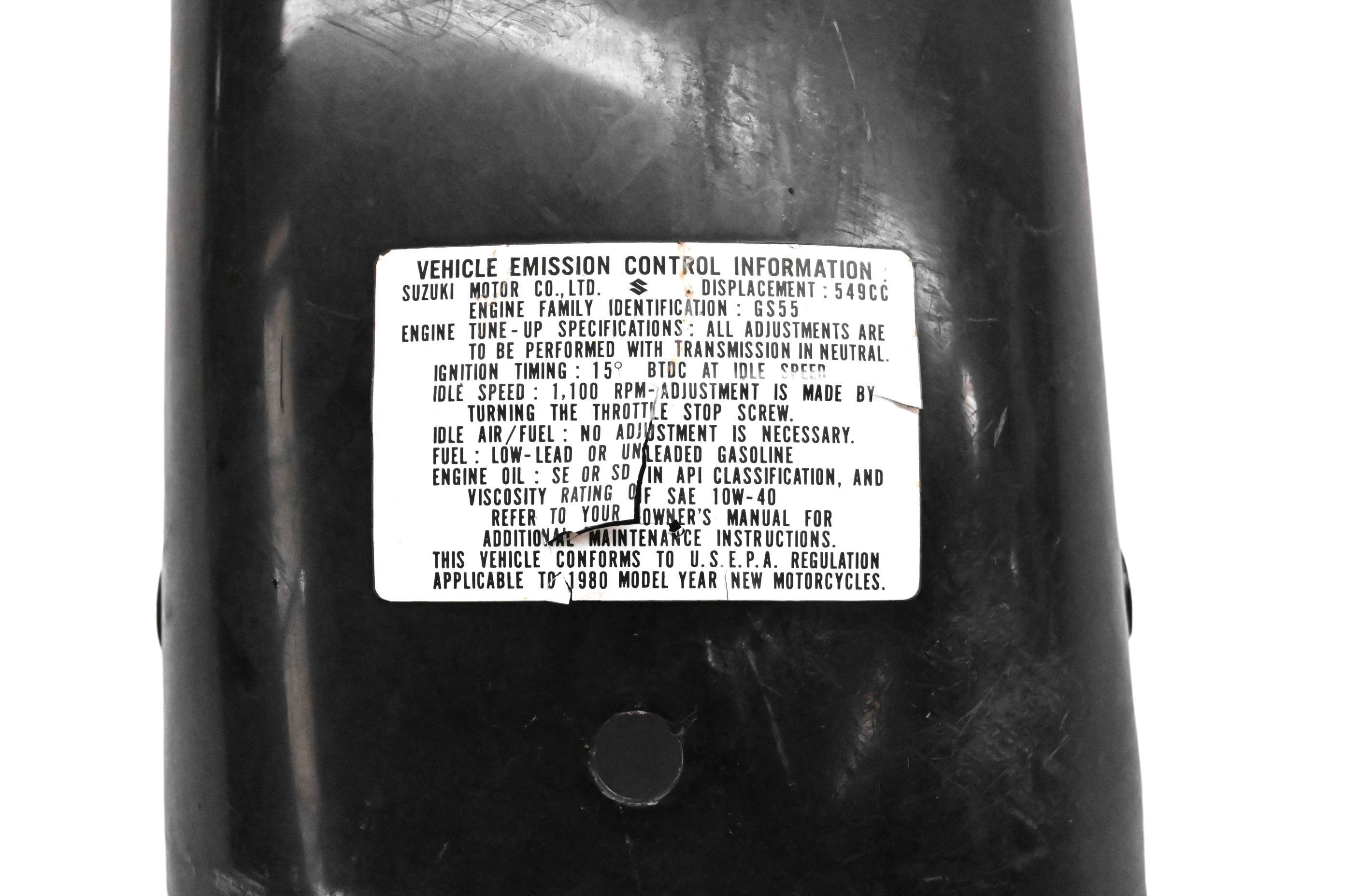 80 Suzuki GS550L Rear Fender