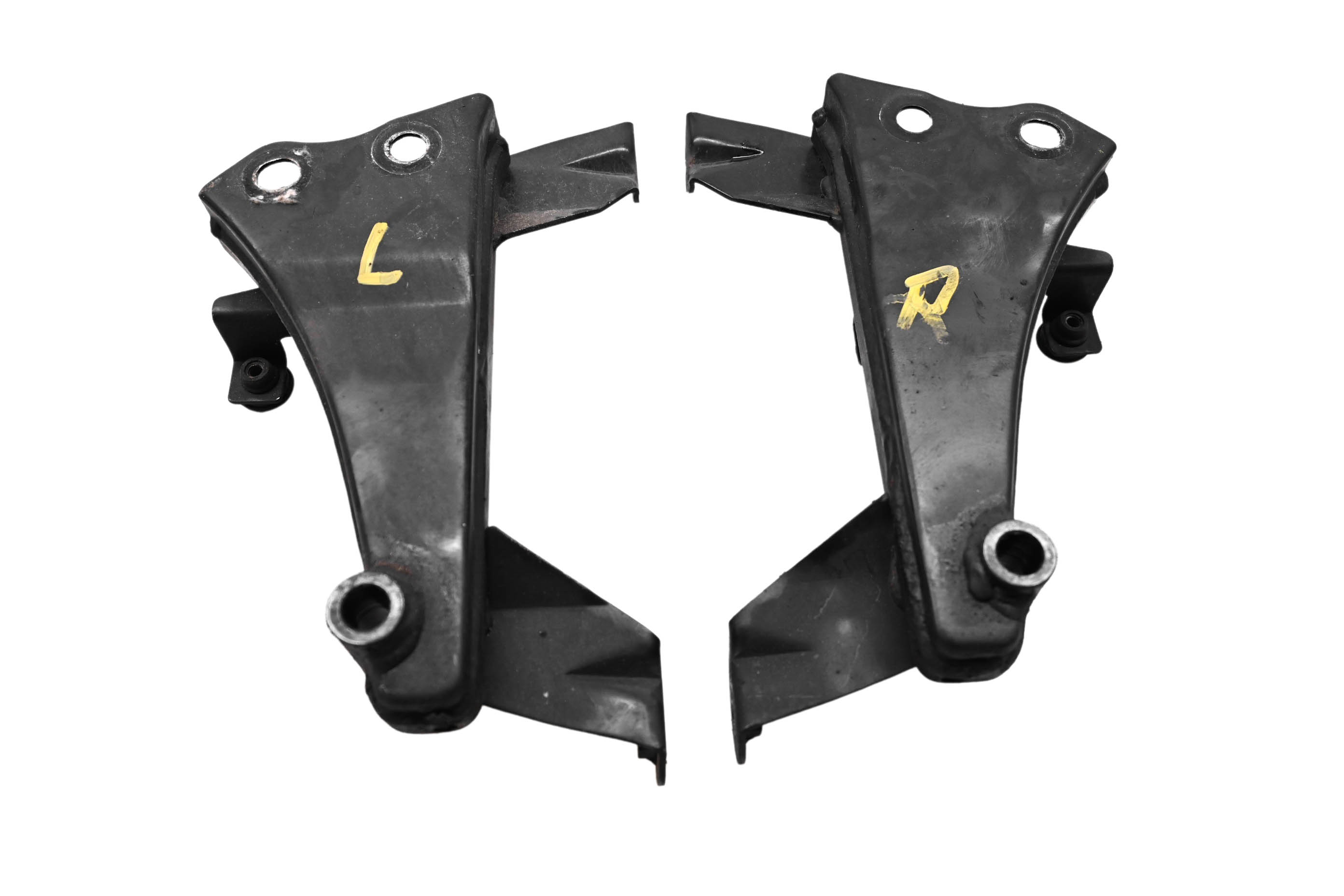 08 Kawasaki Ninja 250R Engine Motor Support Brackets Mounts Left & Right EX250