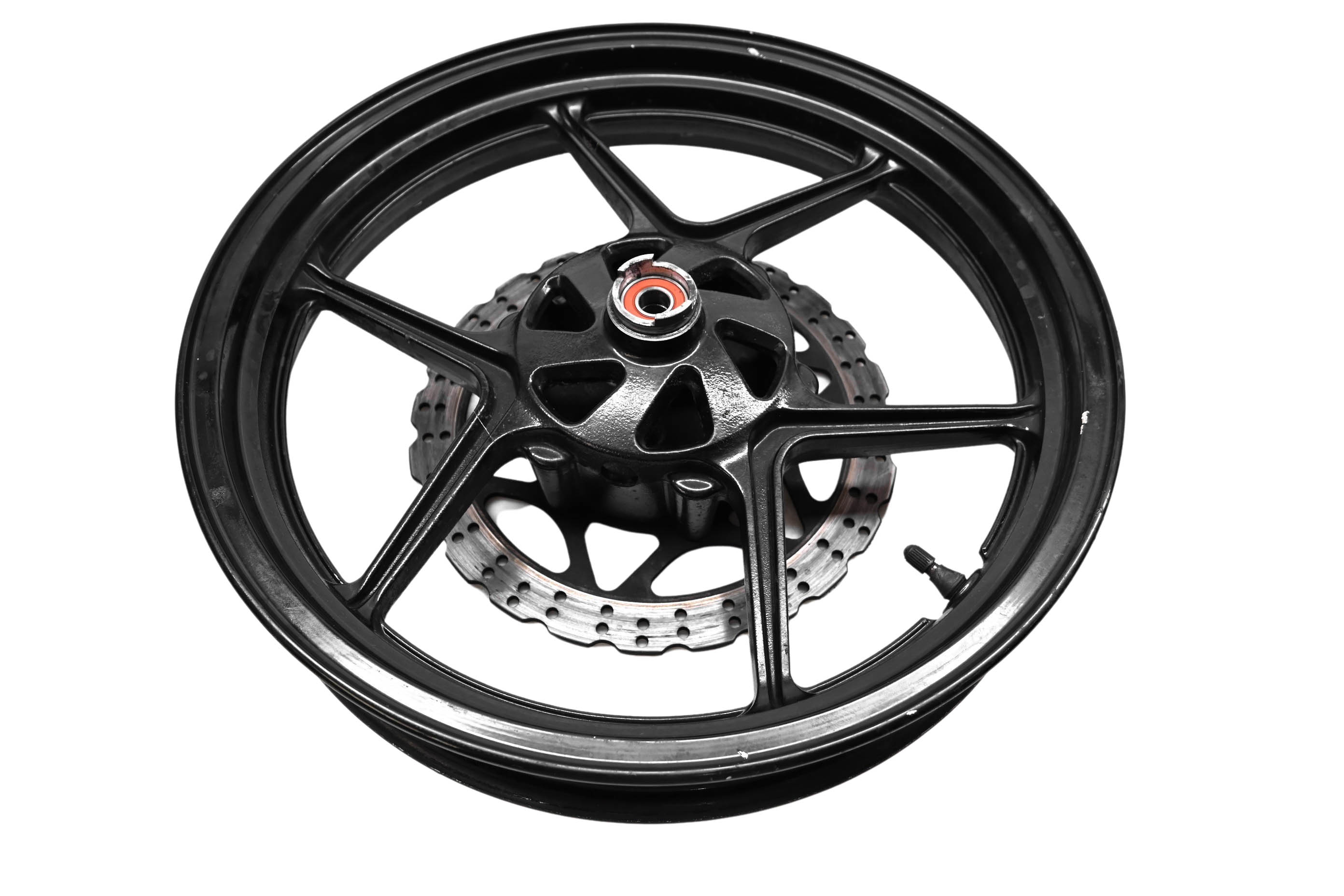 08 Kawasaki Ninja 250R Front Wheel Rim & Rotor 17X2.75 EX250