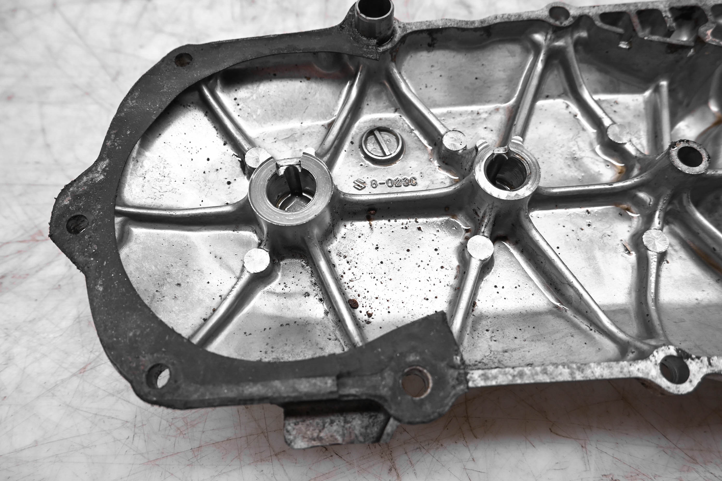 86 Suzuki Shuttle 50 Outer Belt Clutch Cover FA50G