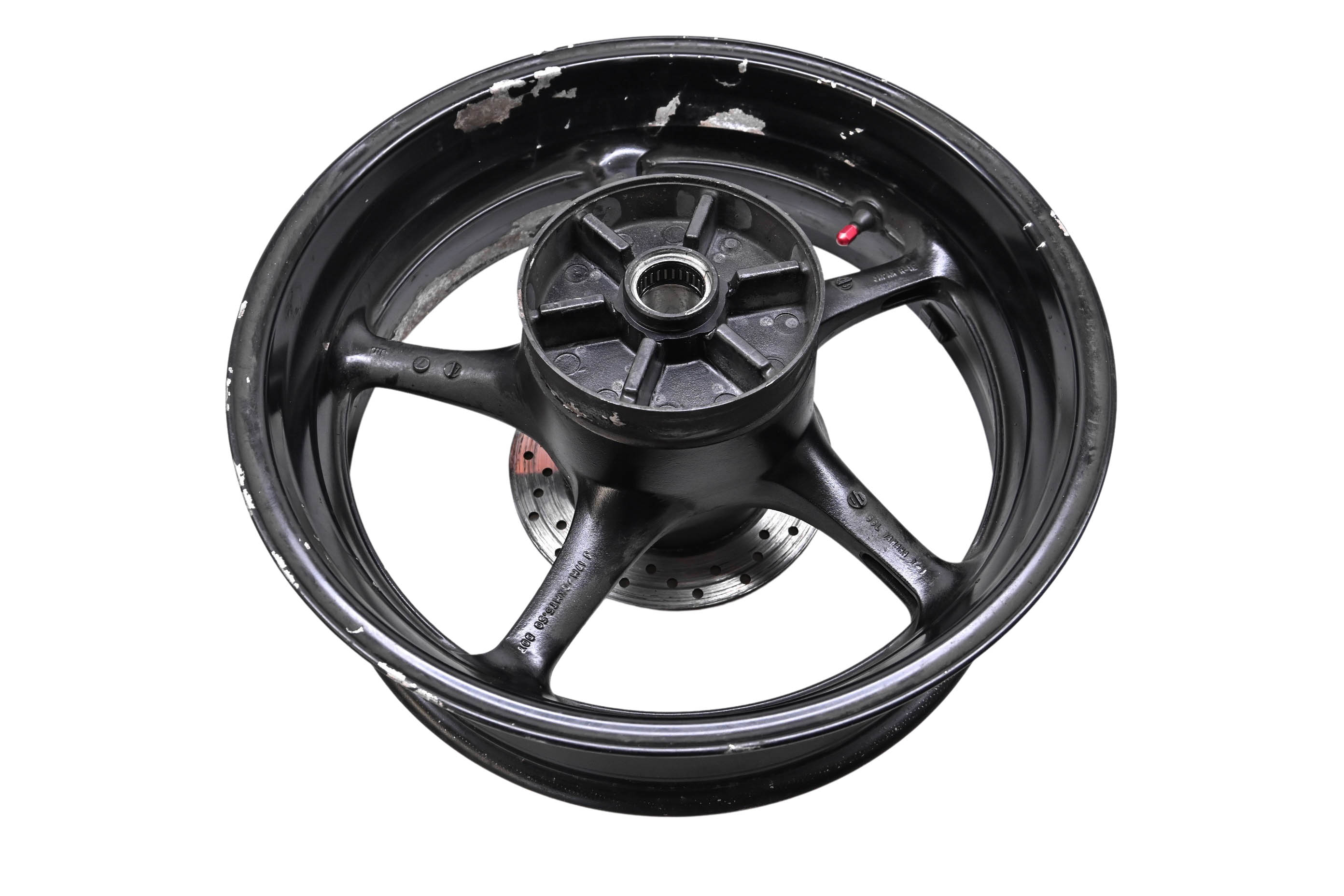 04 Yamaha YZF R6 Rear Wheel Rim & Rotor 17X5.5