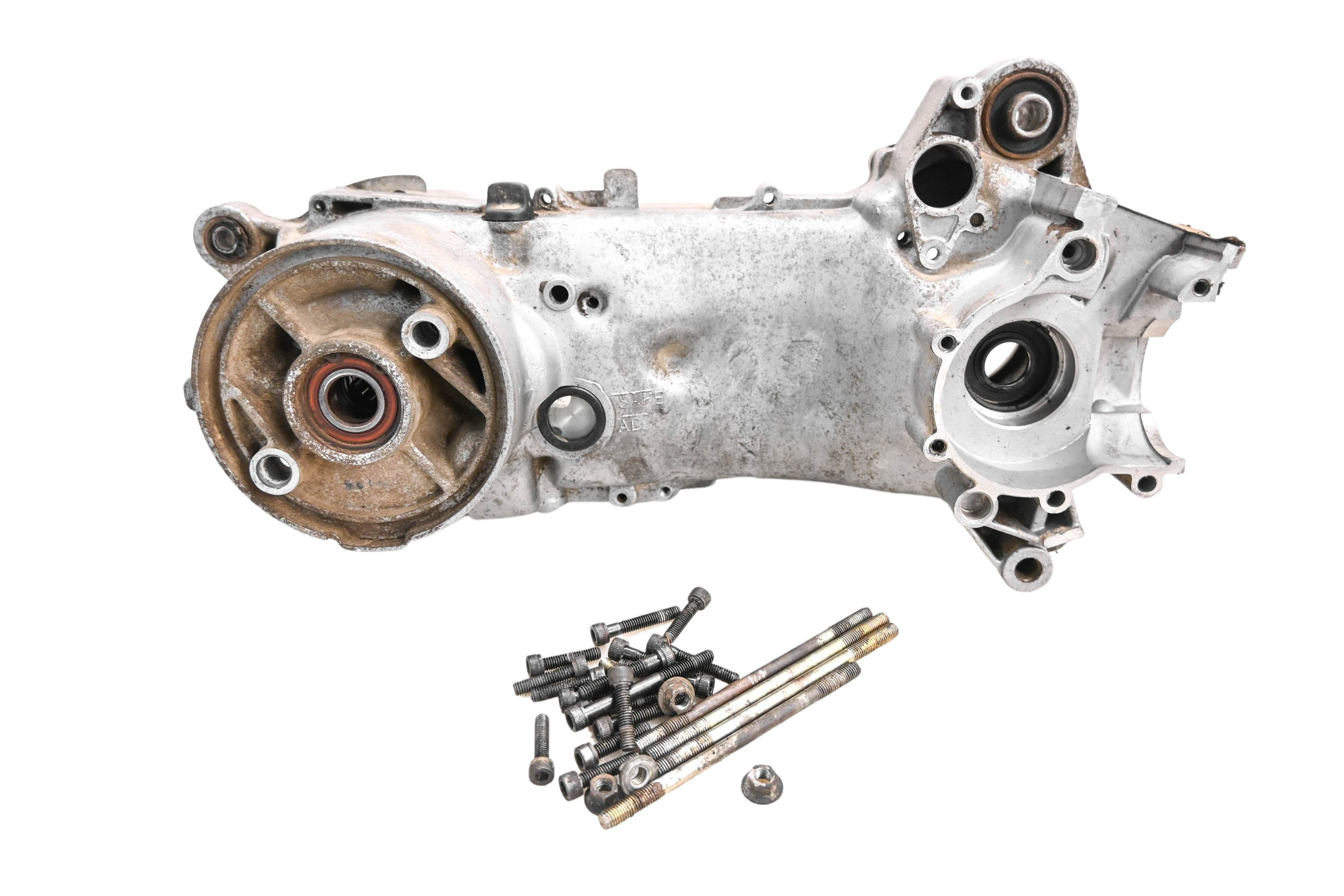 01 Polaris Sportsman 90 2x4 Left Crankcase Center Half Crank Case & Clutch Cover