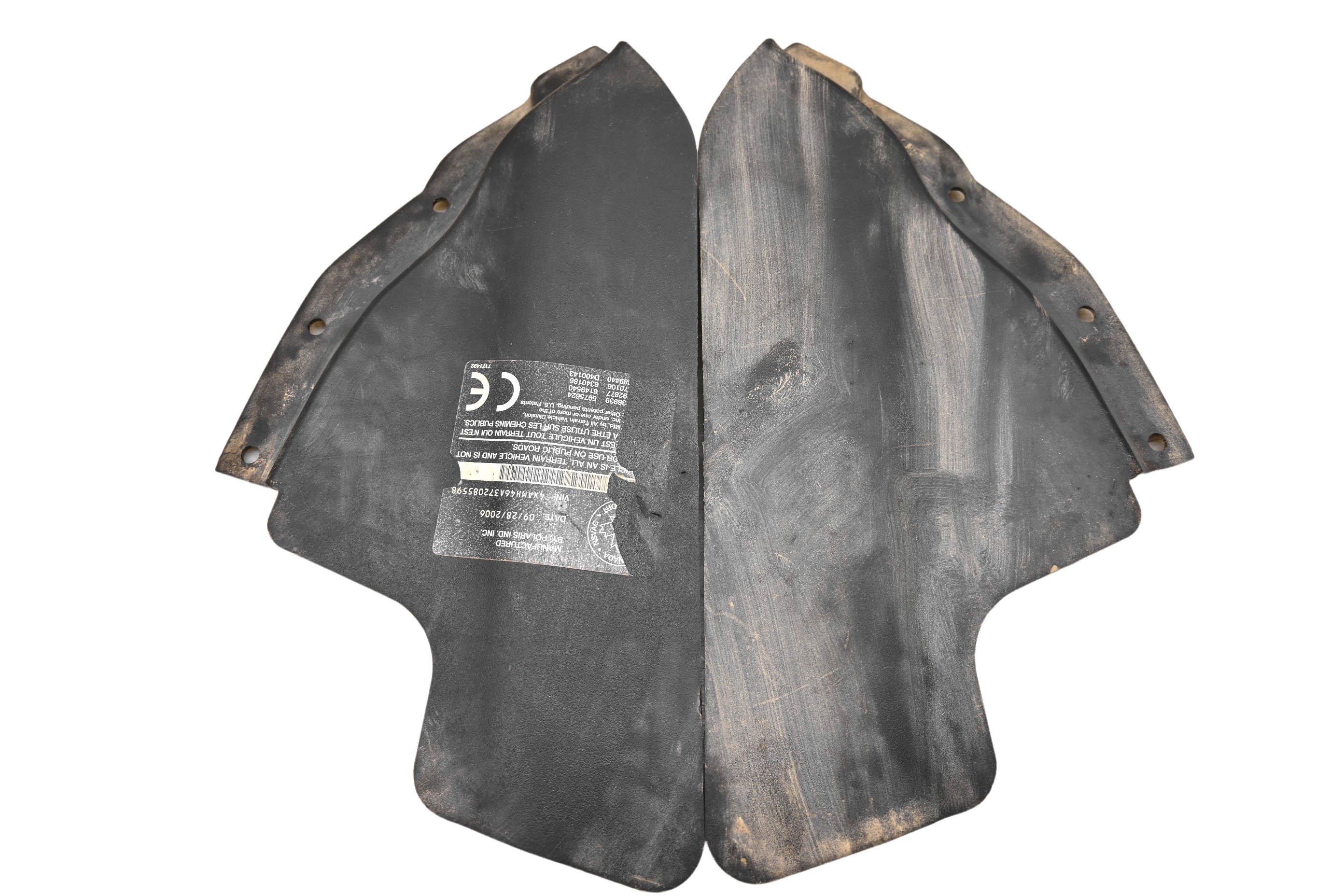 07 Polaris Sportsman 450 4x4 Left & Right Radiator Fenders Mud Guard