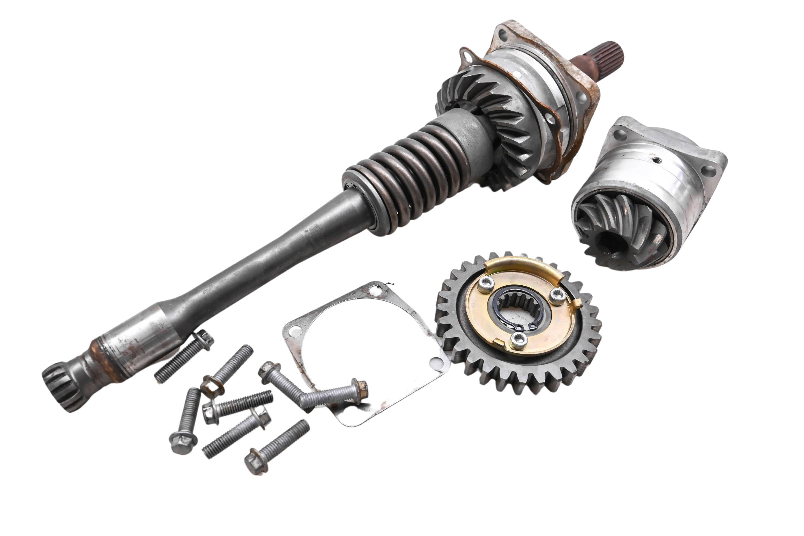 04 Kawasaki Prairie 360 4x4 Transmission Bevel Gears Output Shaft KVF360C