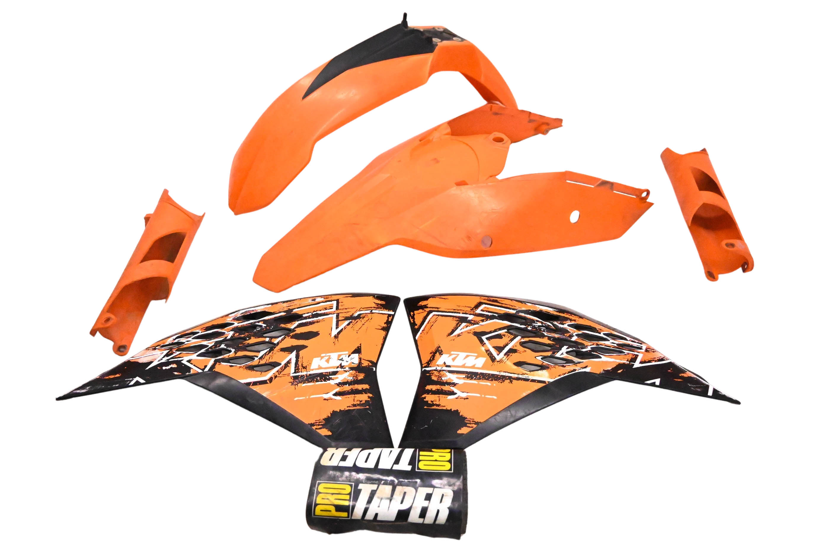 08 KTM 450 EXC-R Front Rear Left & Right Side Fender Plastics