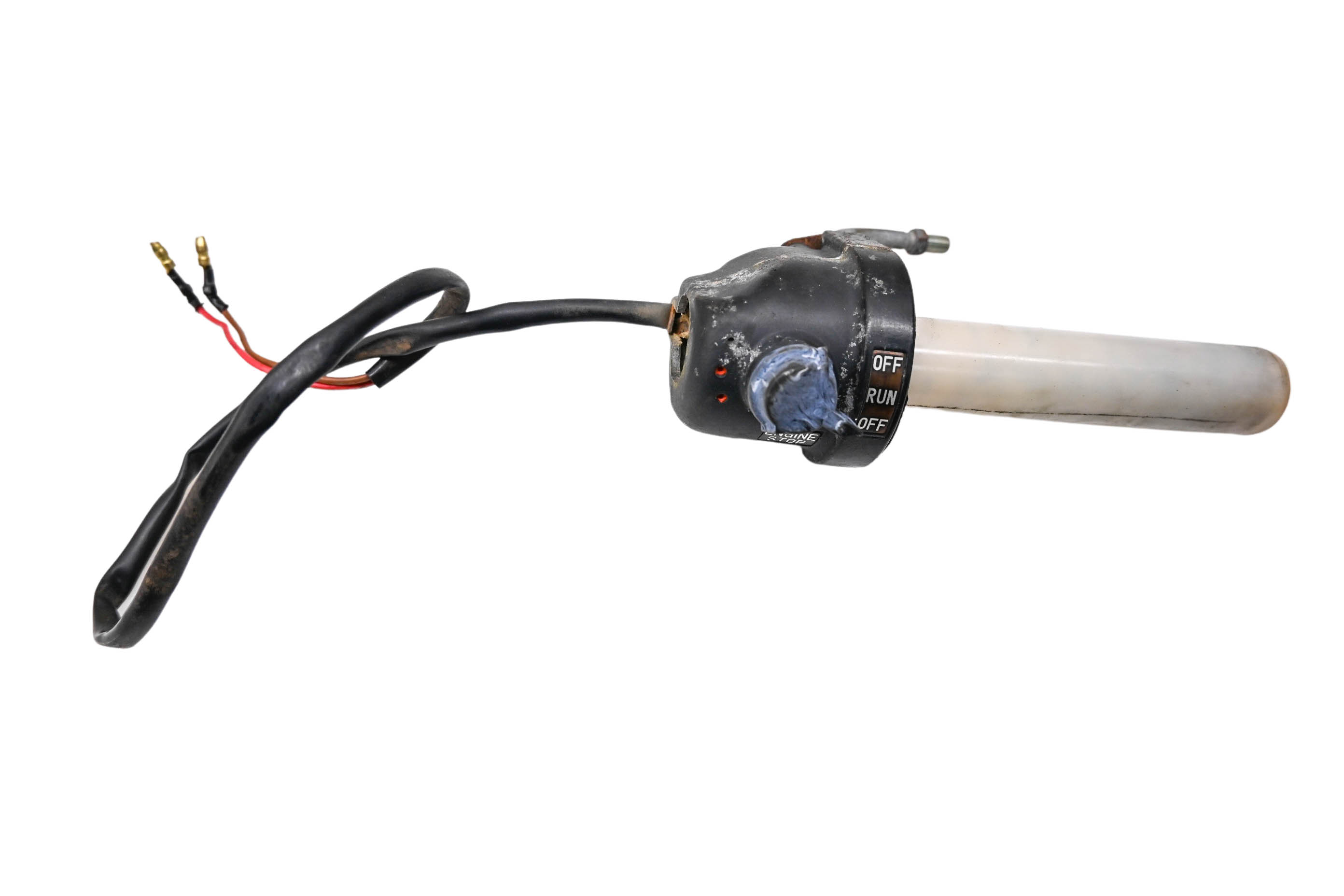 75 Yamaha RD125 Twist Throttle & Controls