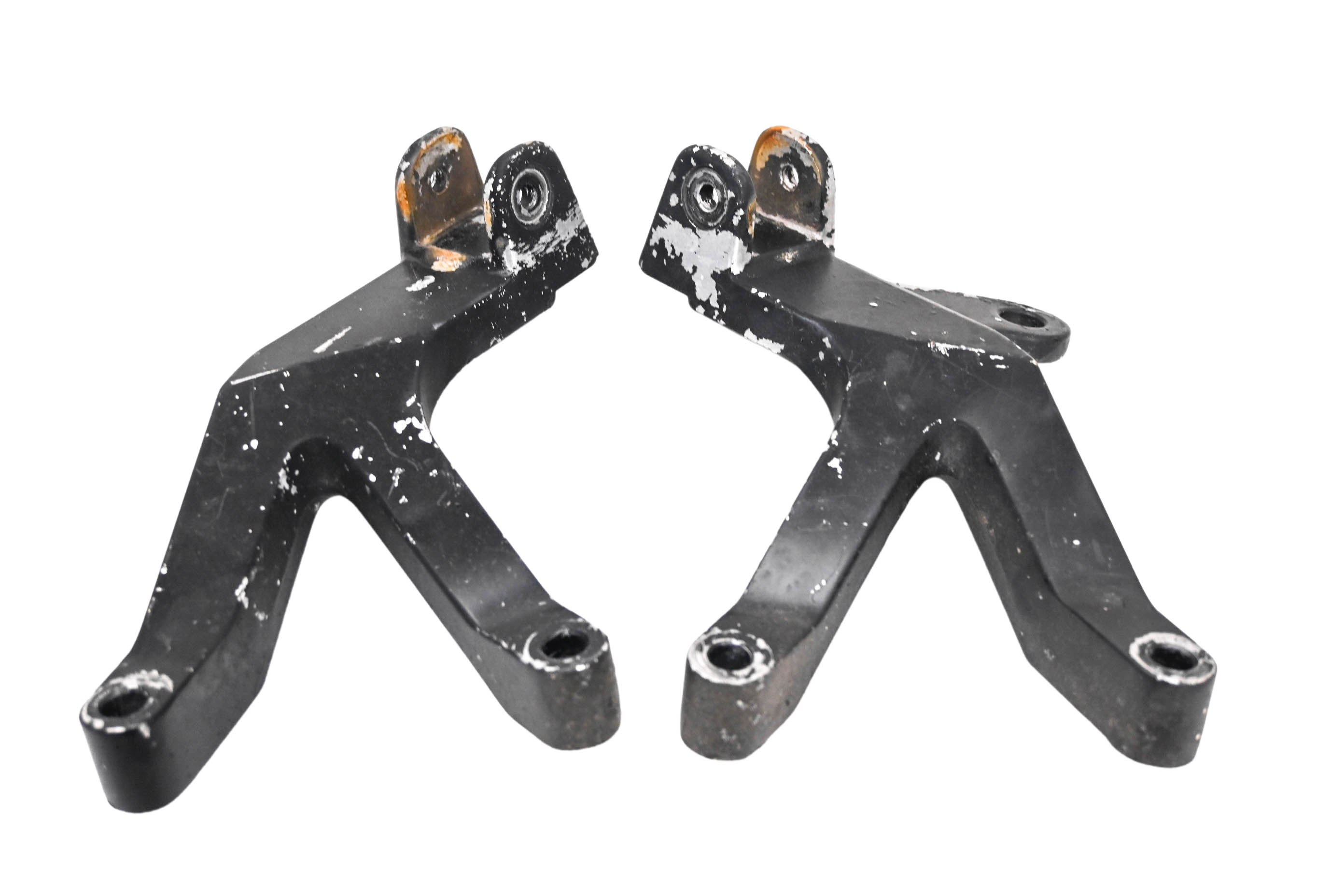 01 Yamaha YZF600R Rear Passenger Foot Peg Brackets Mounts