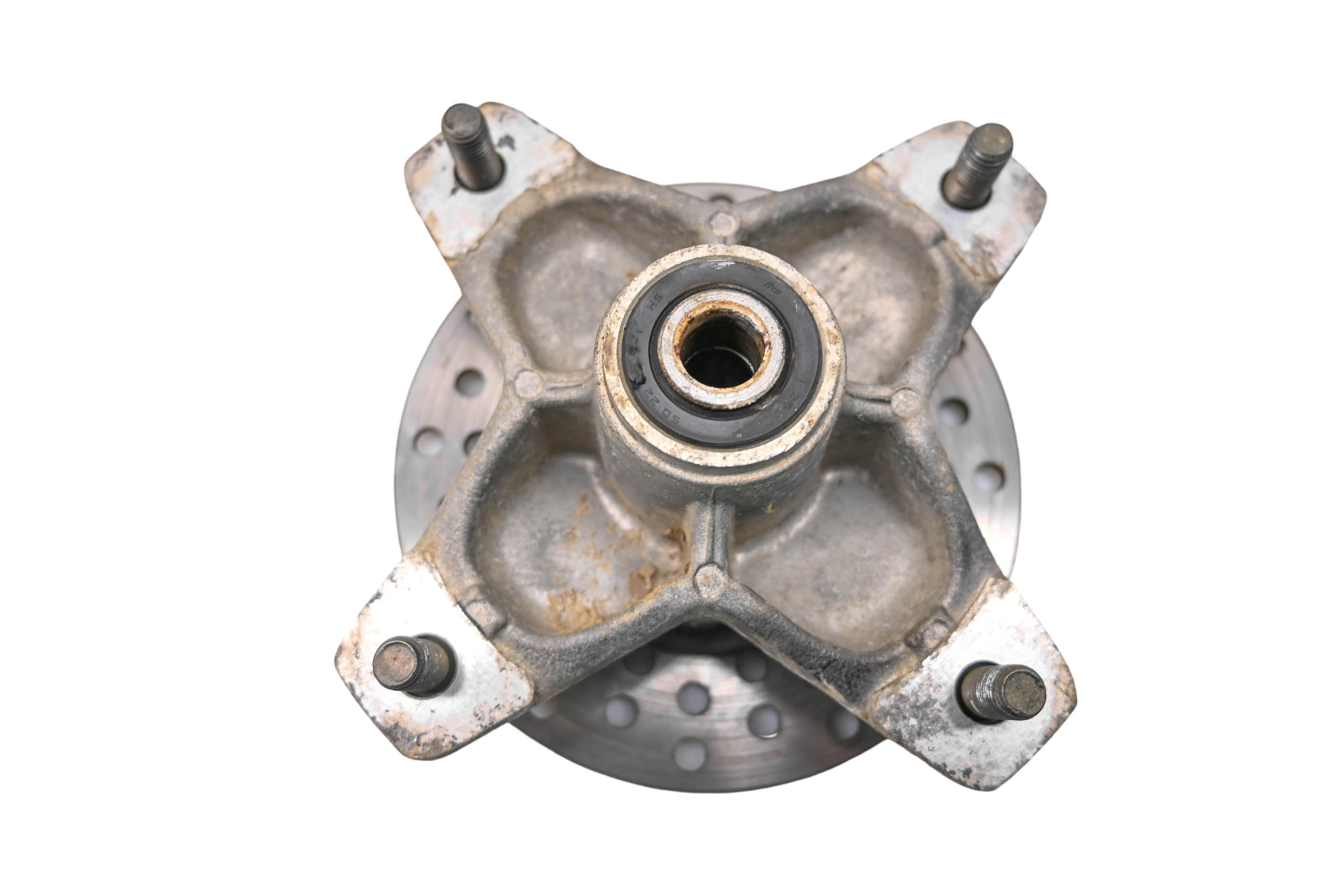 07 Yamaha Raptor 350 2x4 Front Wheel Hub & Rotor Left Right YFM350R