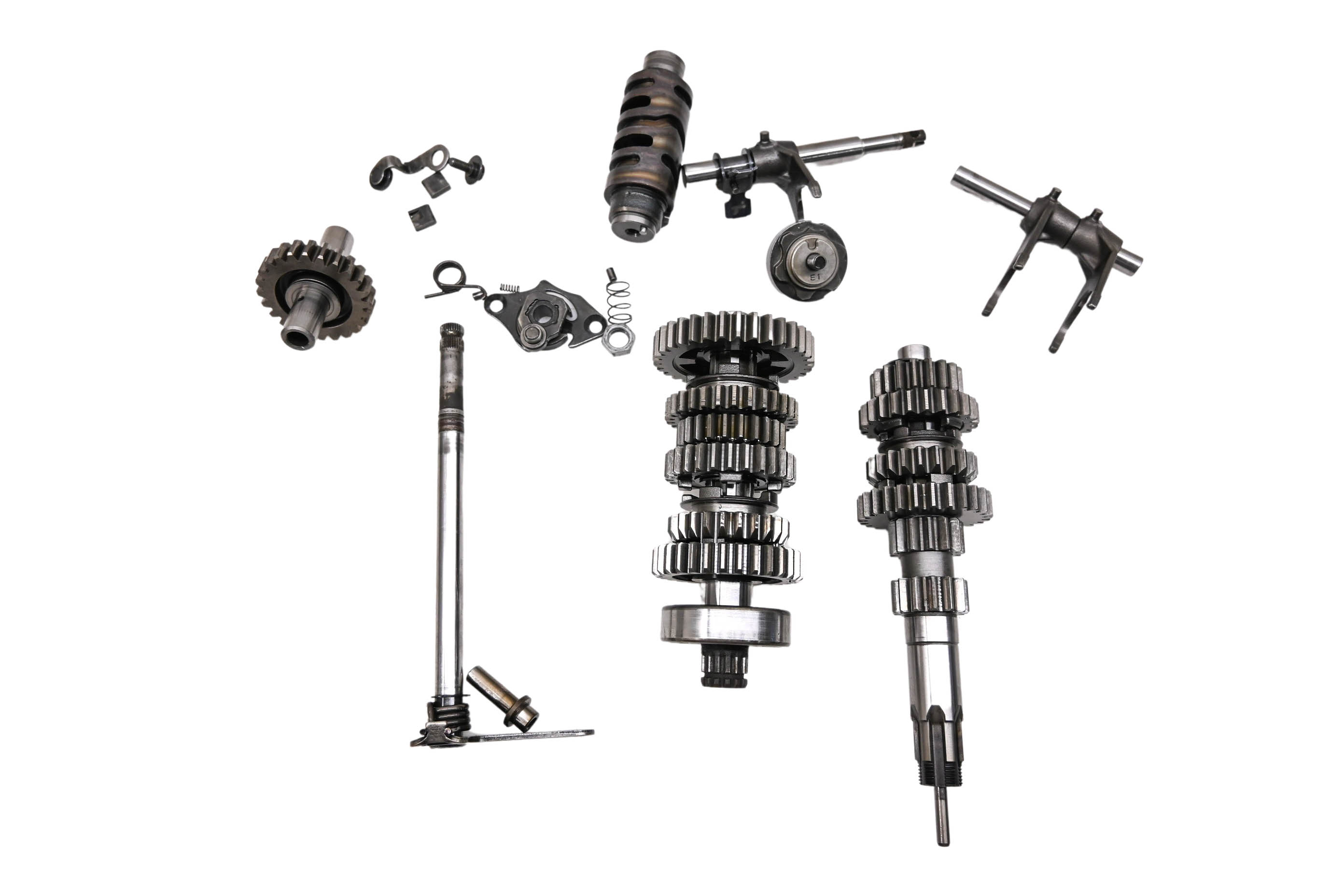 05 Kawasaki KFX400 2x4 Transmission Shift Forks & Drum LTZ400