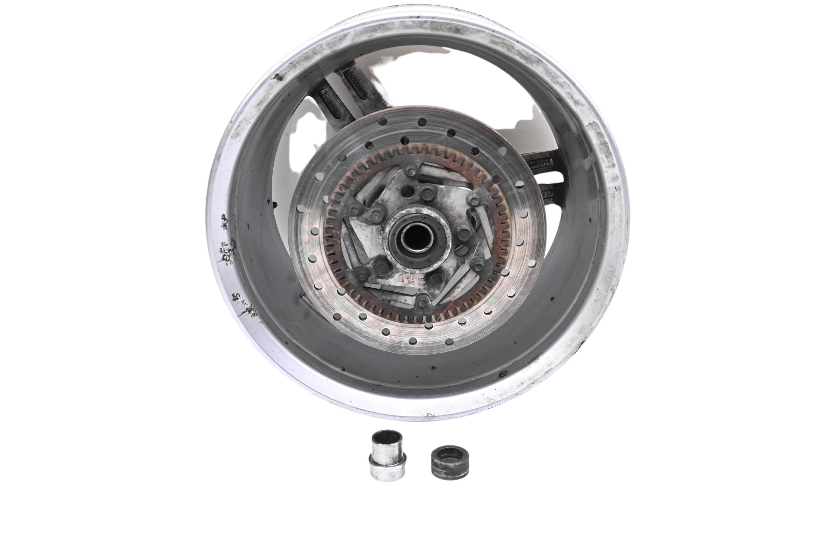 10 Can-Am Spyder RT Roadster SE5 Rear Wheel Rim & Rotor 15X7
