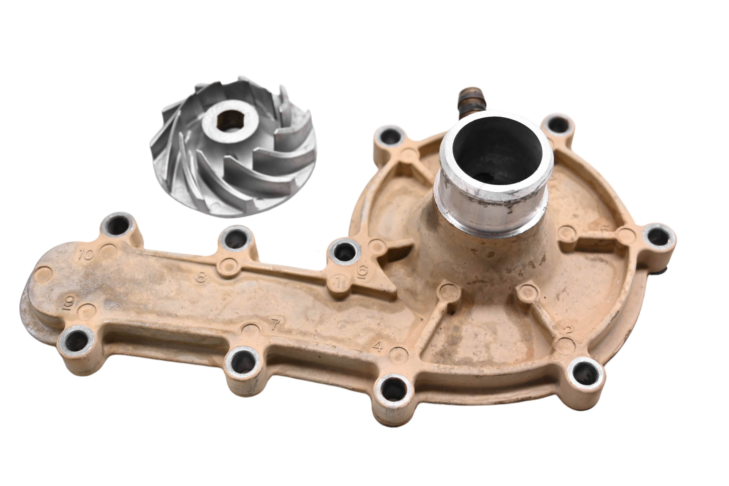 09 Polaris Sportsman 850 4x4 Water Pump Cover & Impeller