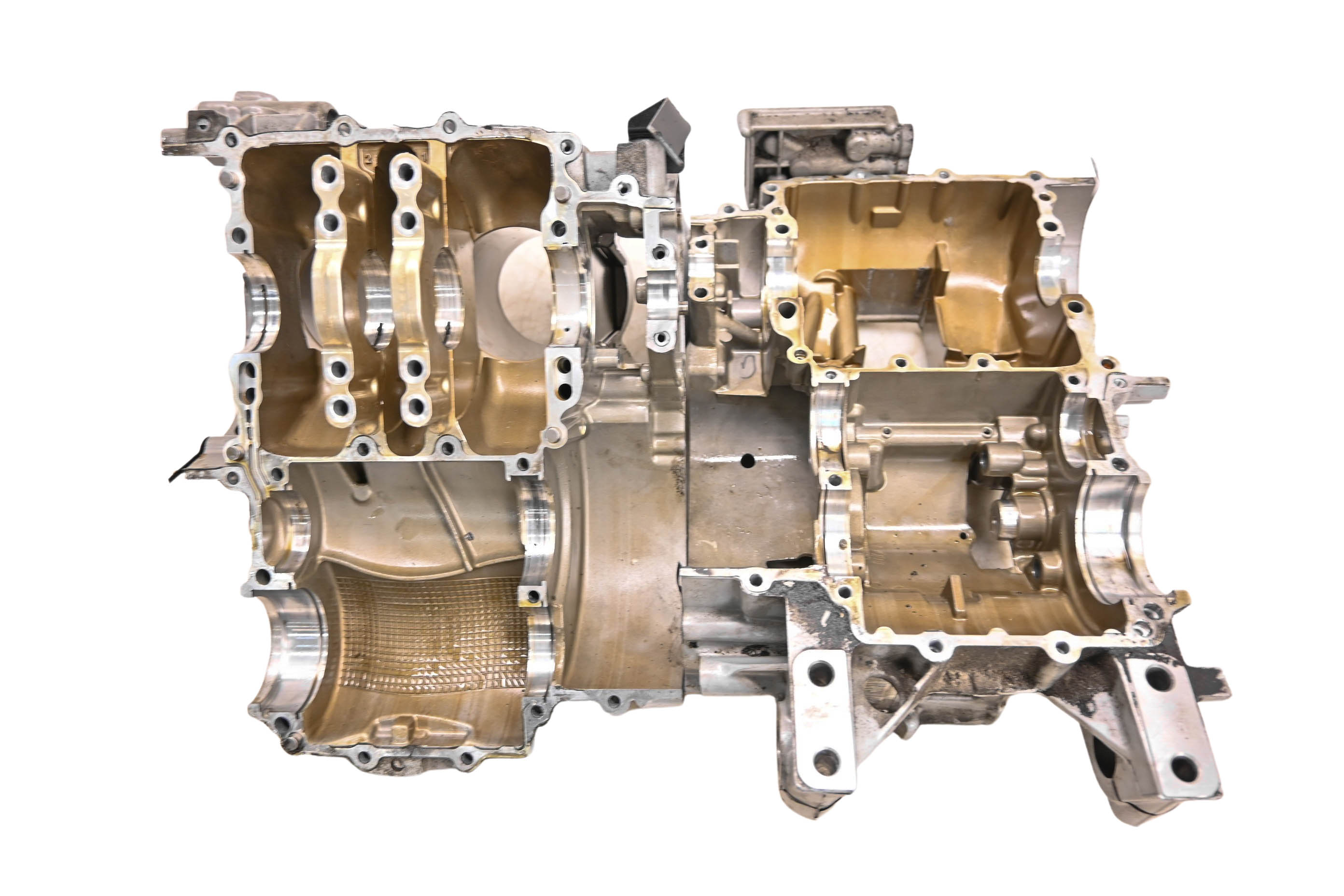 08 BMW F800ST Crankcase Center Crank Case & Cylinders