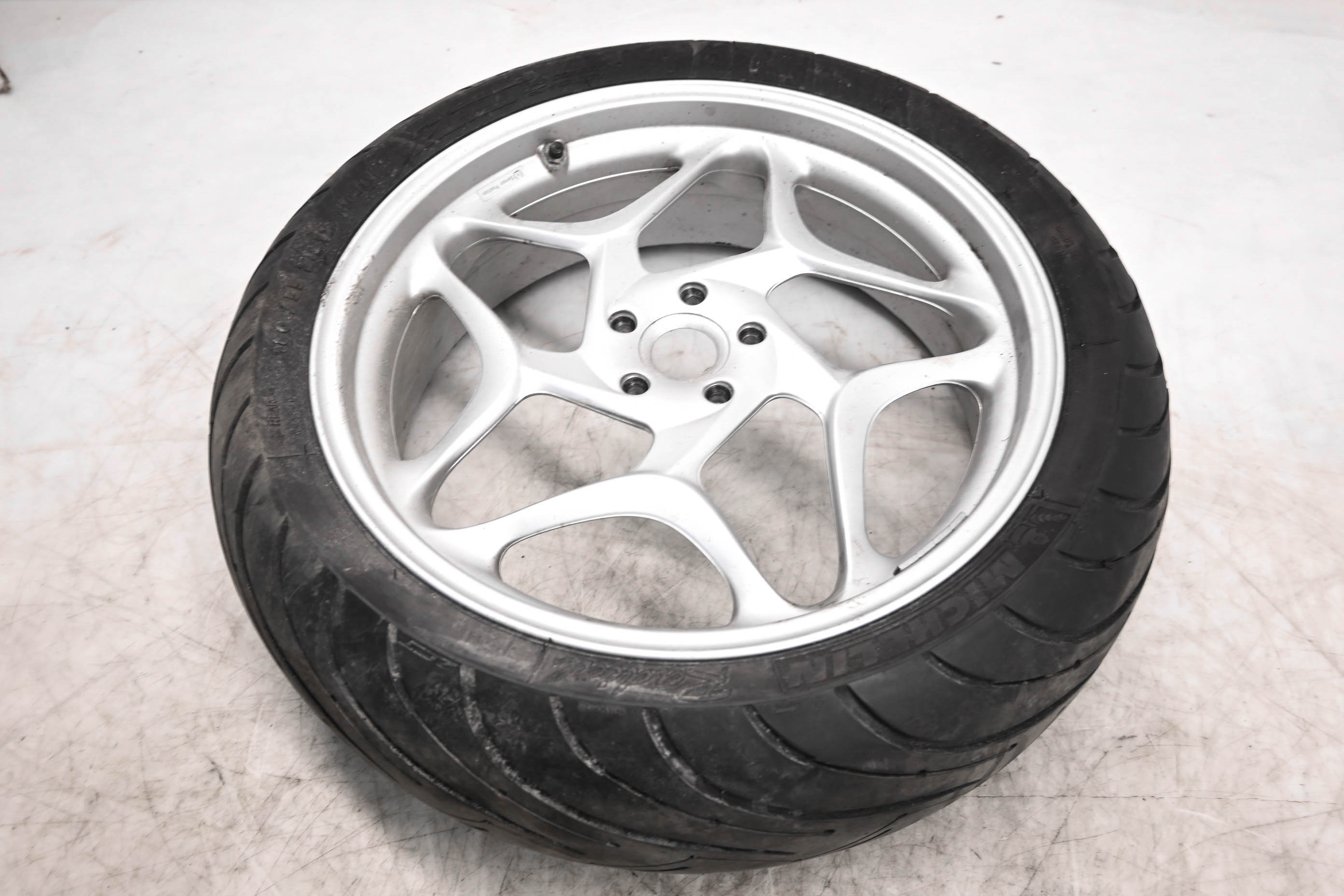 08 BMW F800ST Rear Wheel Rim & Tire 180/55-17