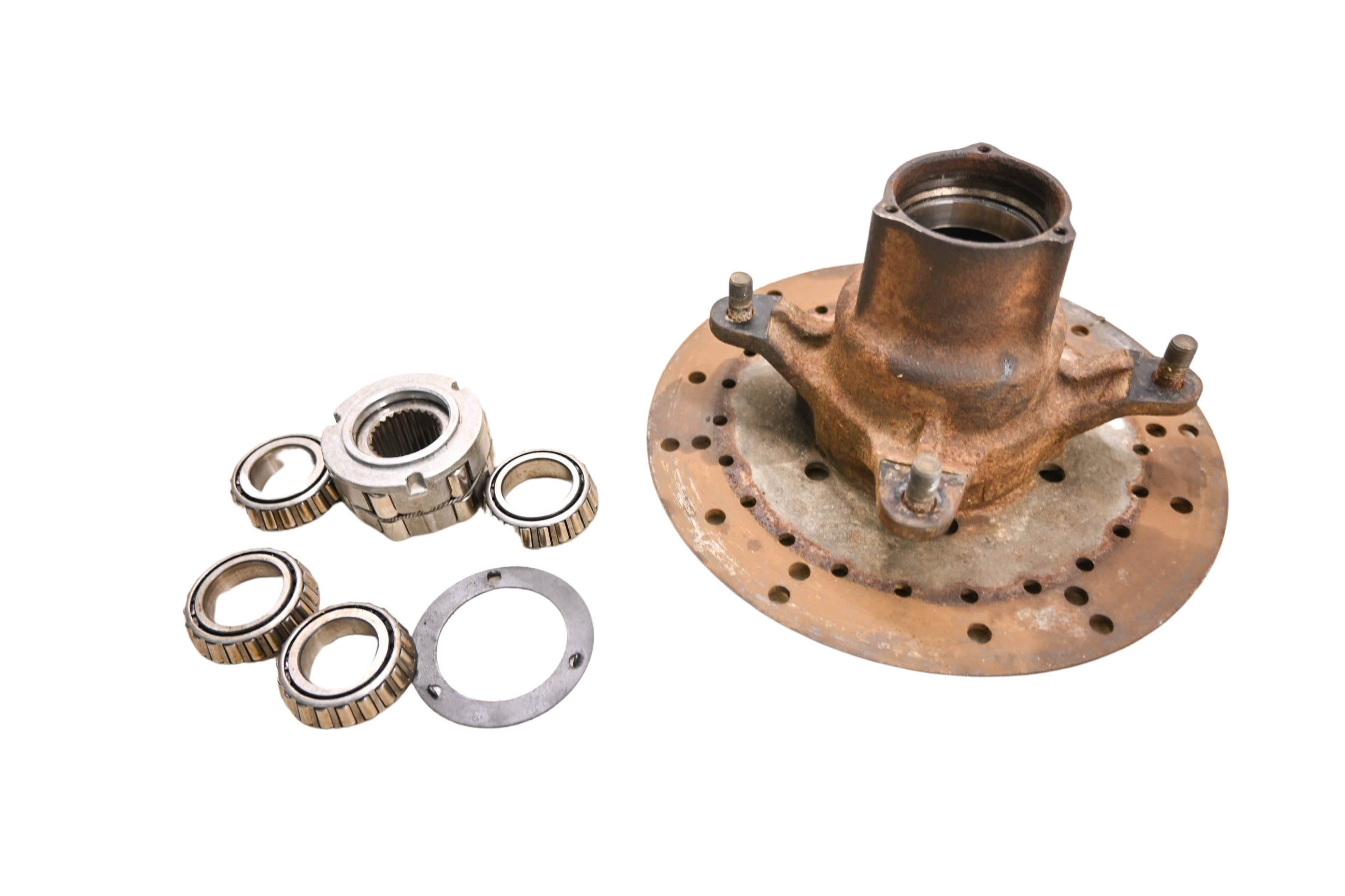 01 Polaris Xplorer 400 4x4 Front Wheel Hub & Rotor Left Right