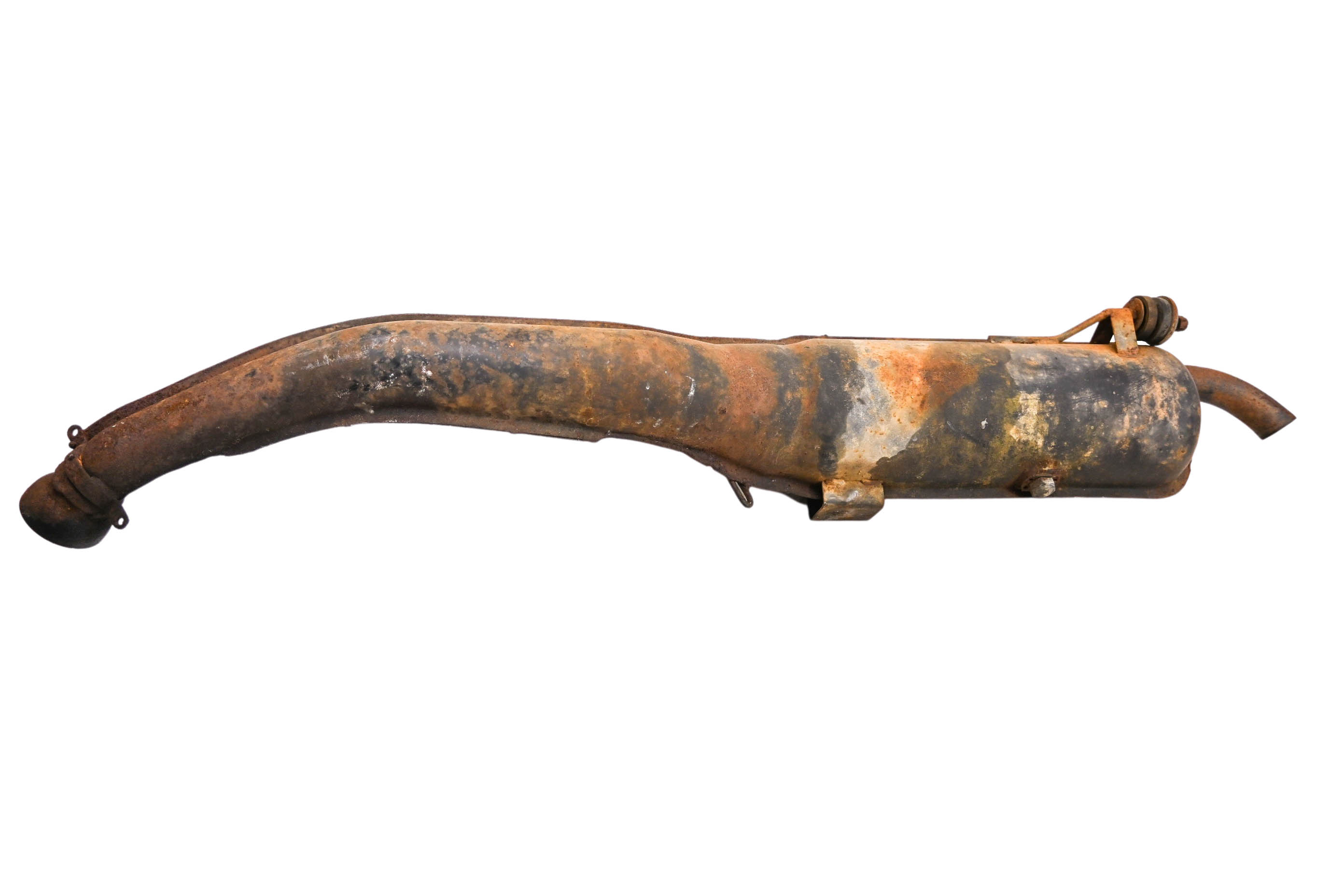 87 Polaris Trail Boss 250 2x4 Muffler Exhaust Pipe
