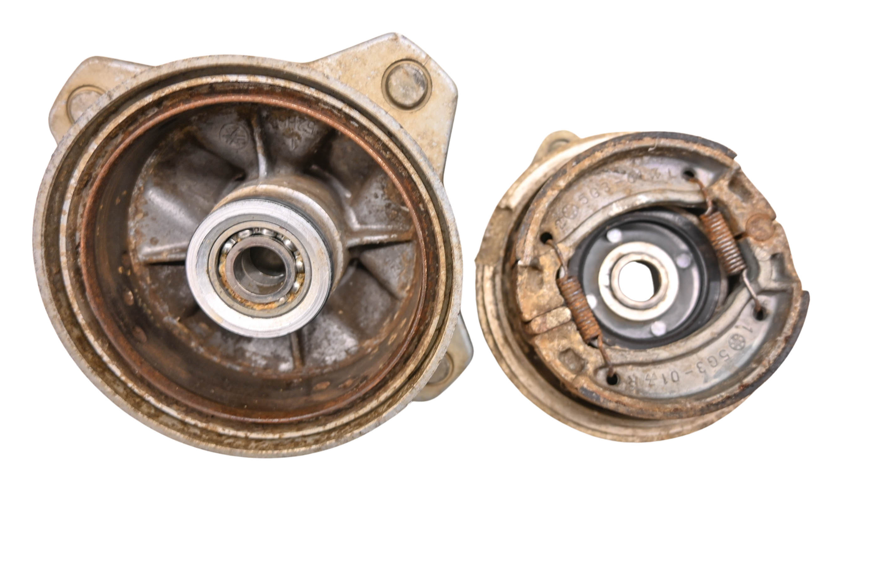 87 Polaris Trail Boss 250 2x4 Front Left Brake Drum Assembly