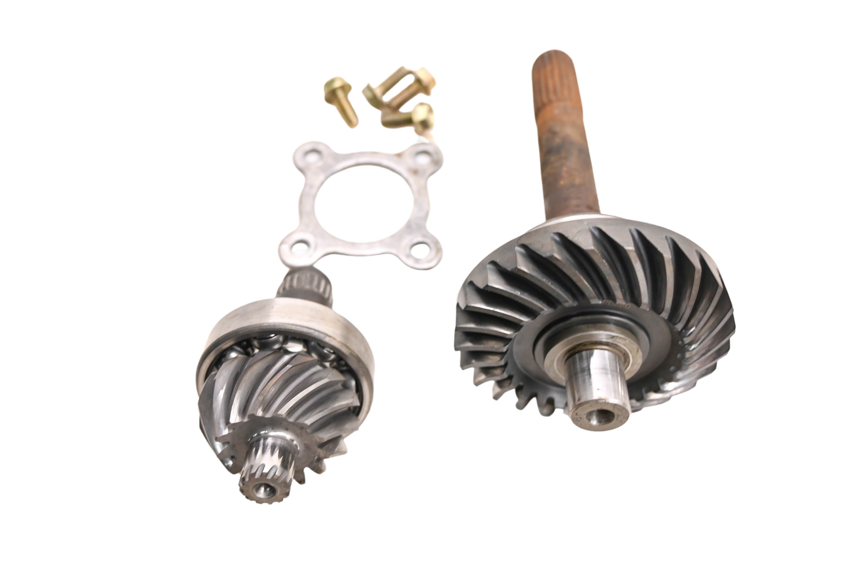 99 Polaris Scrambler 500 4x4 Transmission Bevel Gears Output Snorkel Shaft