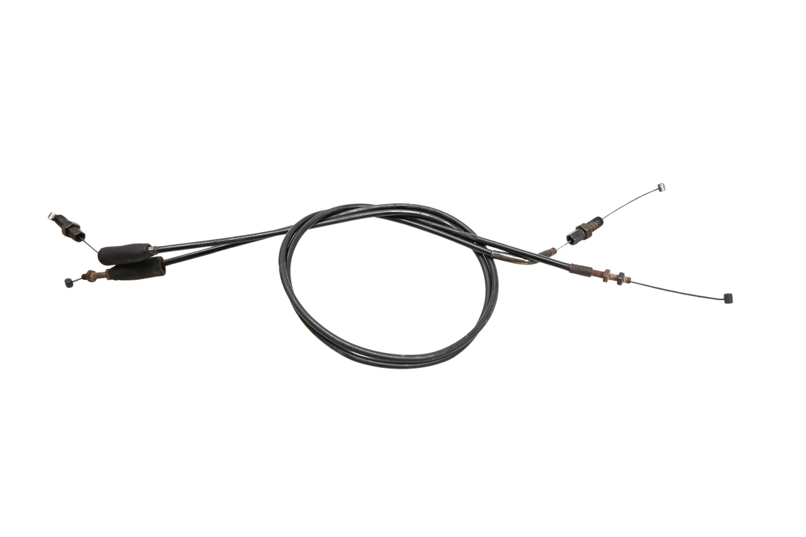 00 Kawasaki KLR650 Throttle Cables Open & Closing