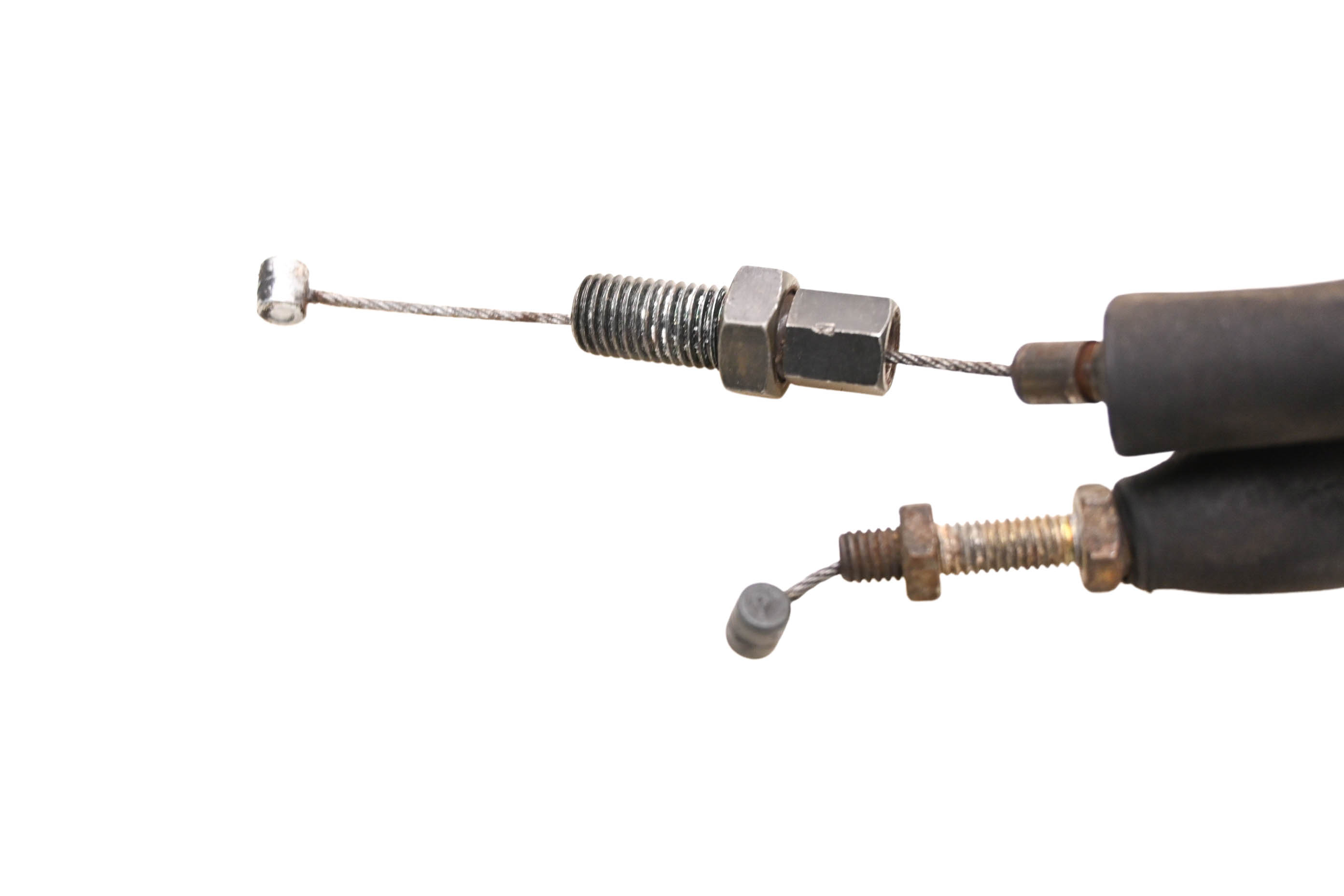 00 Kawasaki KLR650 Throttle Cables Open & Closing