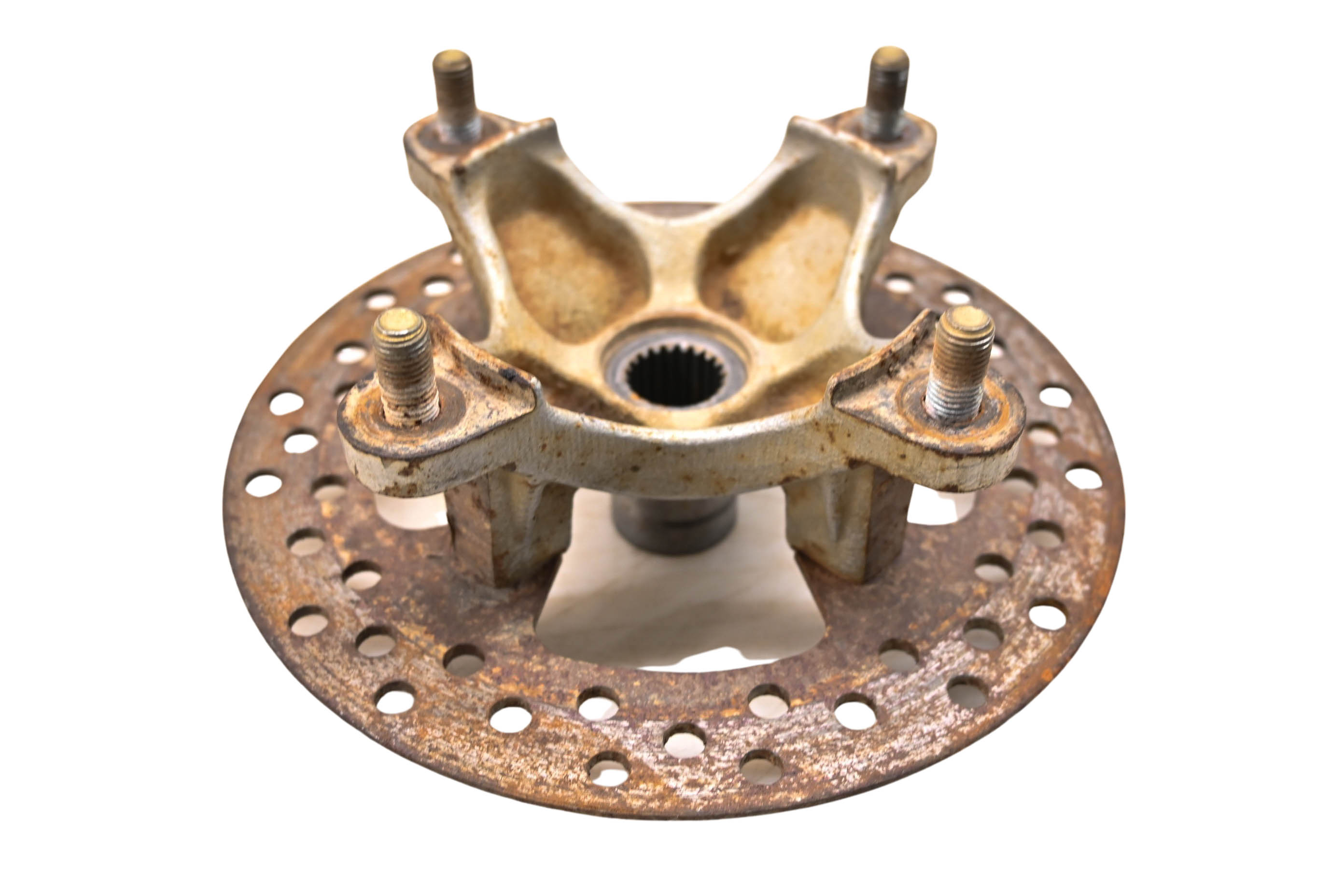 04 Kawasaki Prairie 700 4x4 Front Wheel Hub & Rotor Left Right KVF700