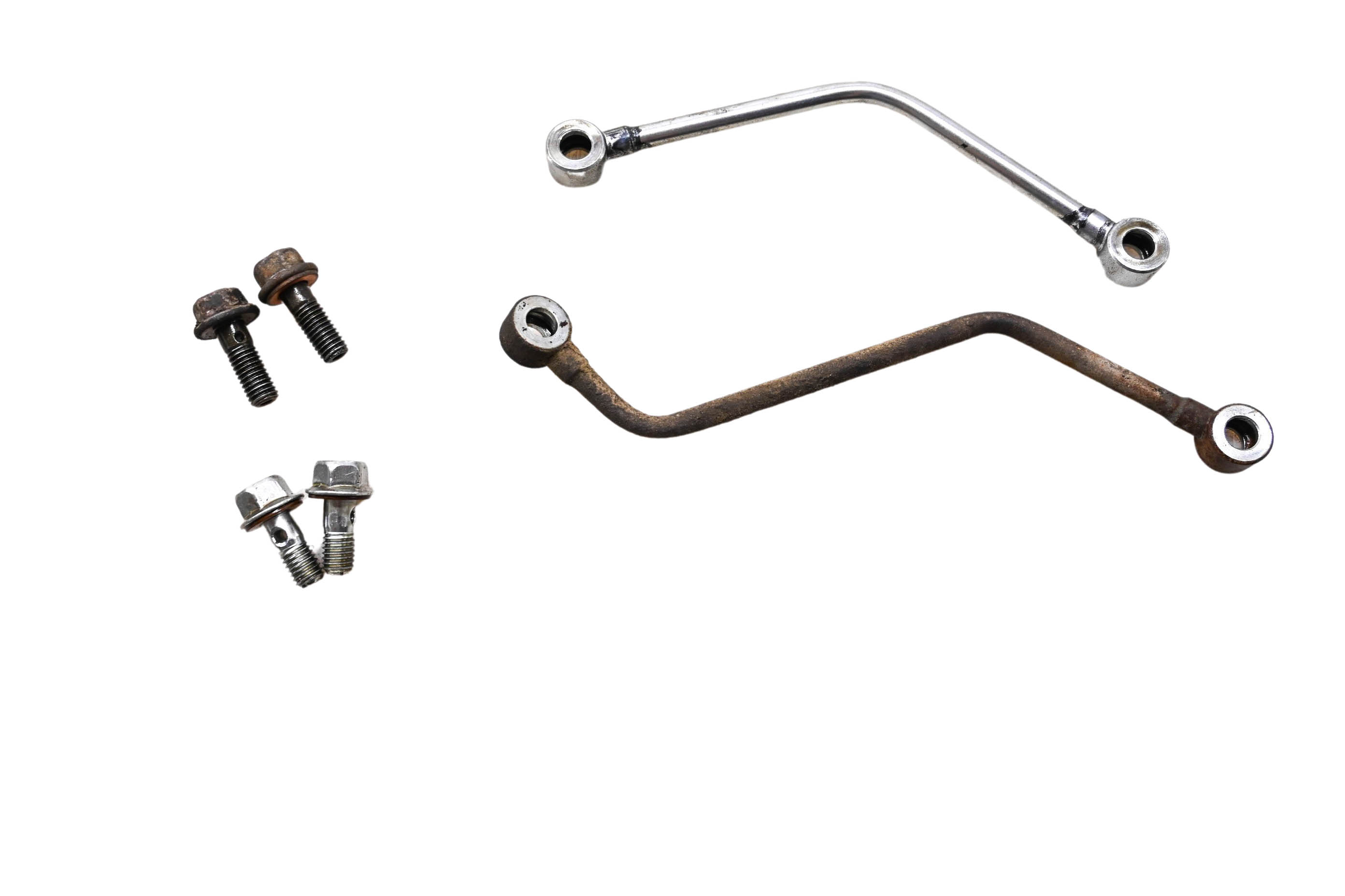 01 Yamaha Wolverine 350 4x4 Engine Oil Lines YFM350FX