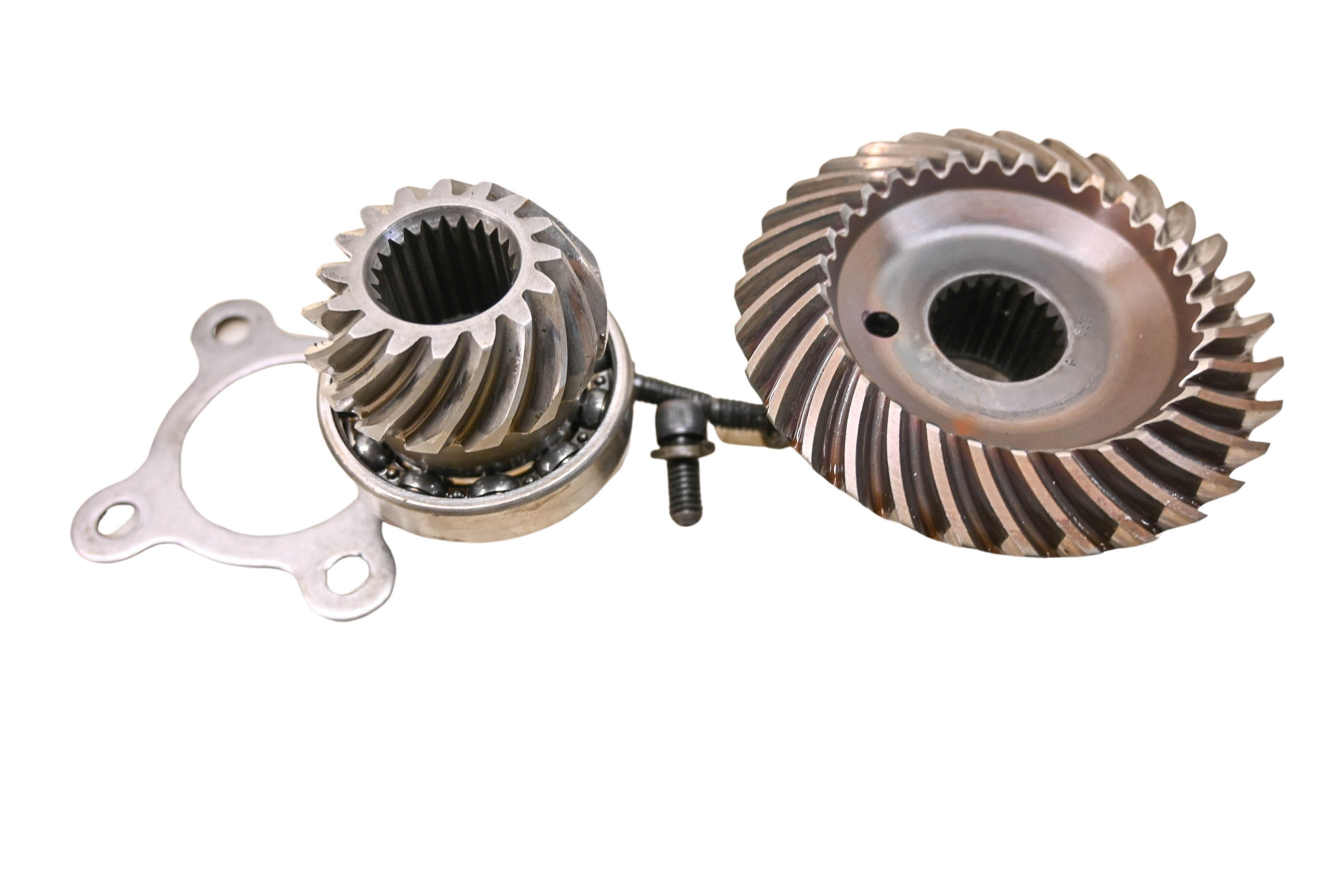 99 Polaris Ranger 500 6x6 Transmission Bevel Gears Output Shaft
