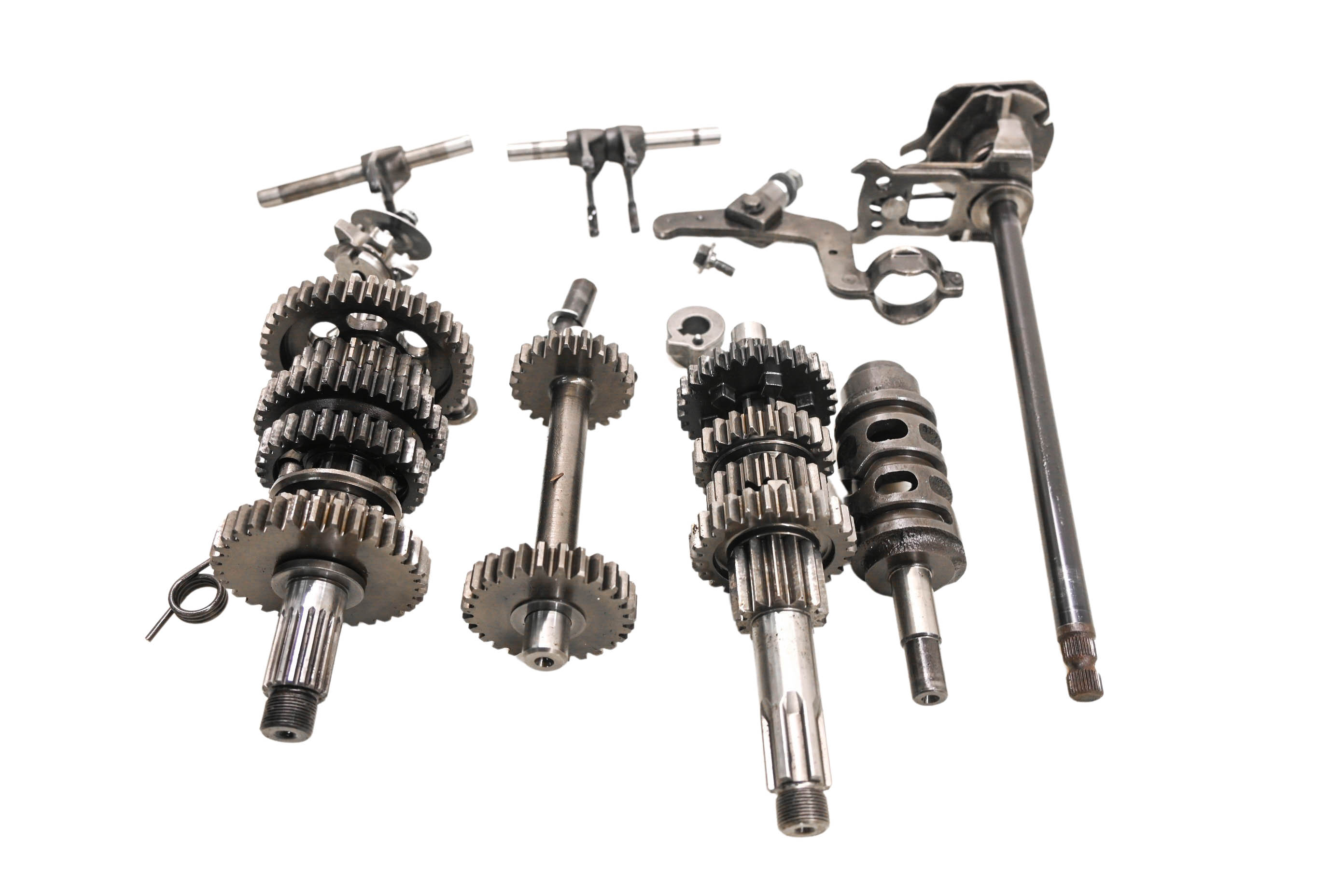 00 Kawasaki Bayou 220 2x4 Transmission Shift Forks & Drum KLF220