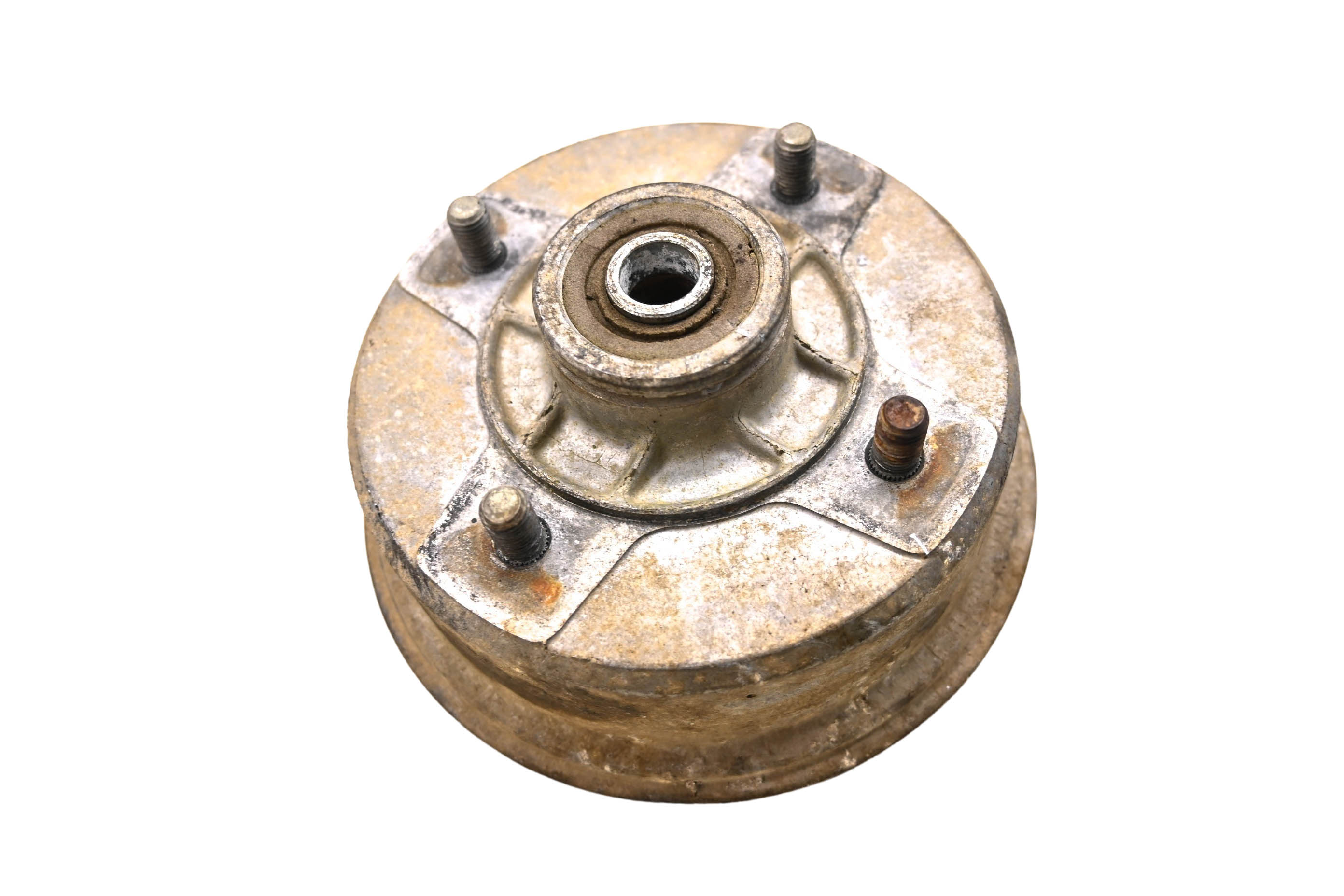 98 Kawasaki Bayou 220 2x4 Front Left Brake Drum Assembly KLF220