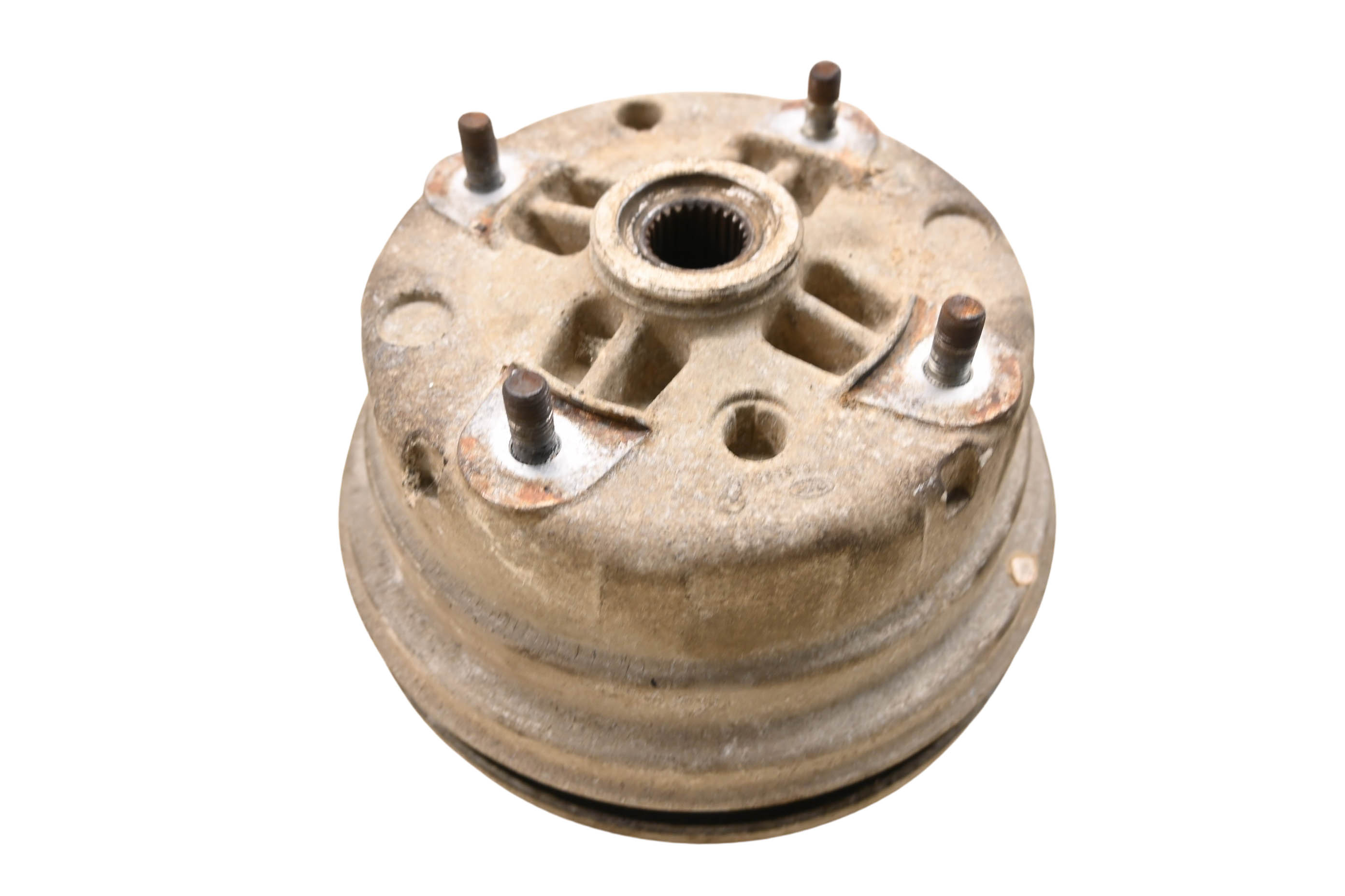 86 Kawasaki Bayou 300 2x4 Rear Right Brake Drum Assembly KLF300