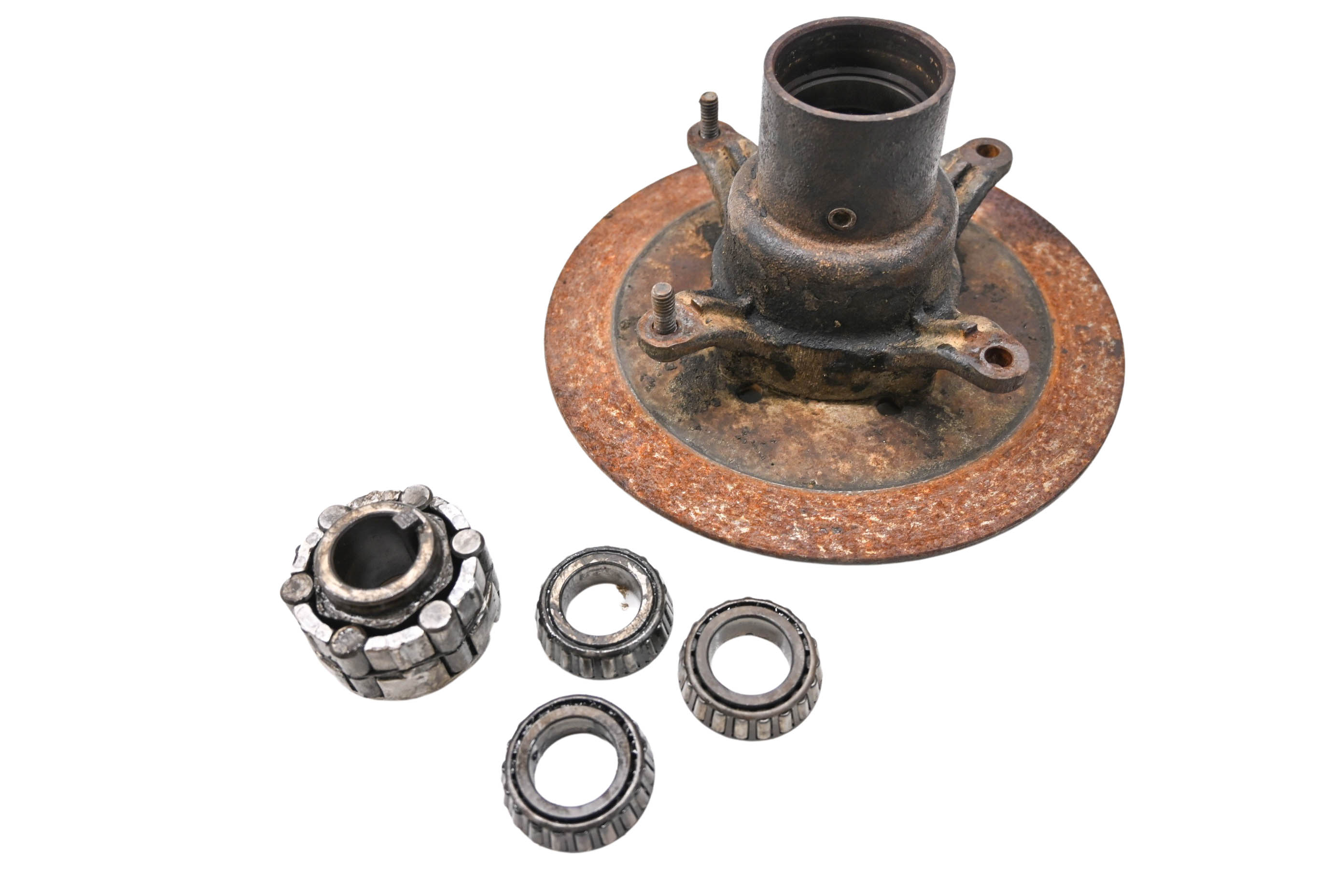 91 Polaris Trail Boss 350L 4x4 Front Wheel Hub & Rotor Left Right