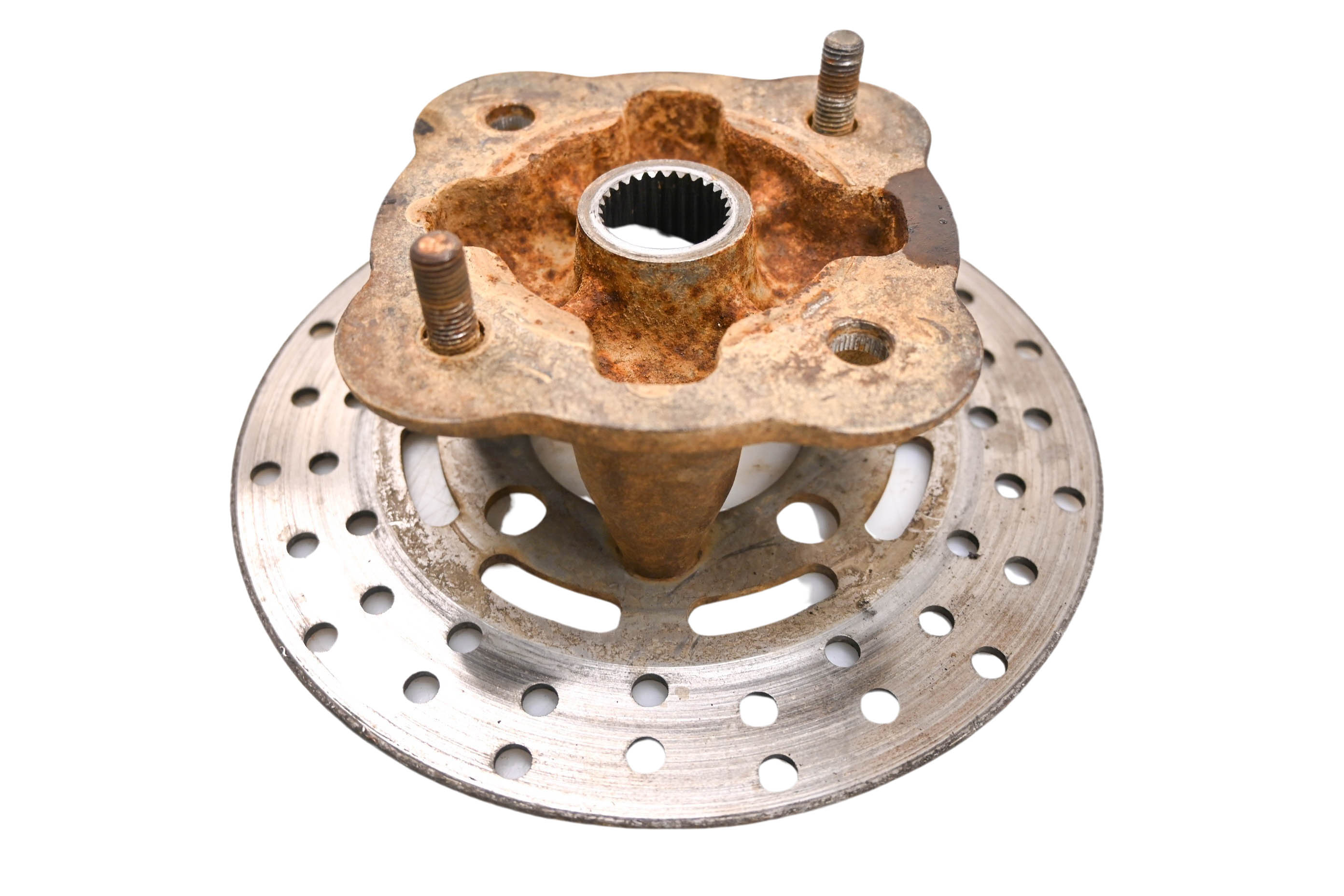 98 Yamaha Grizzly 600 4x4 Front Left Wheel Hub & Rotor YFM600F