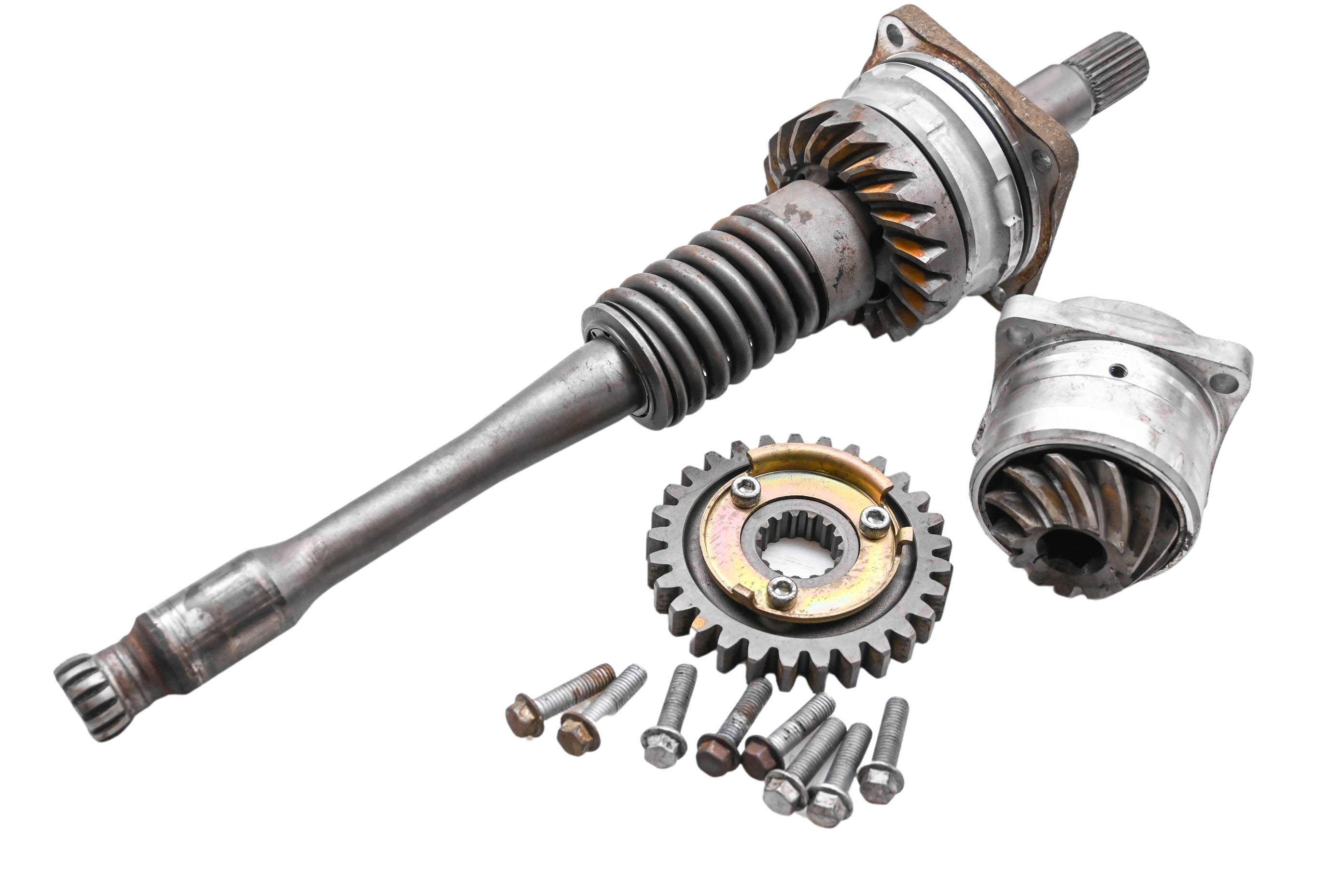 08 Kawasaki Prairie 360 4x4 Transmission Bevel Gears Output Shaft KVF360