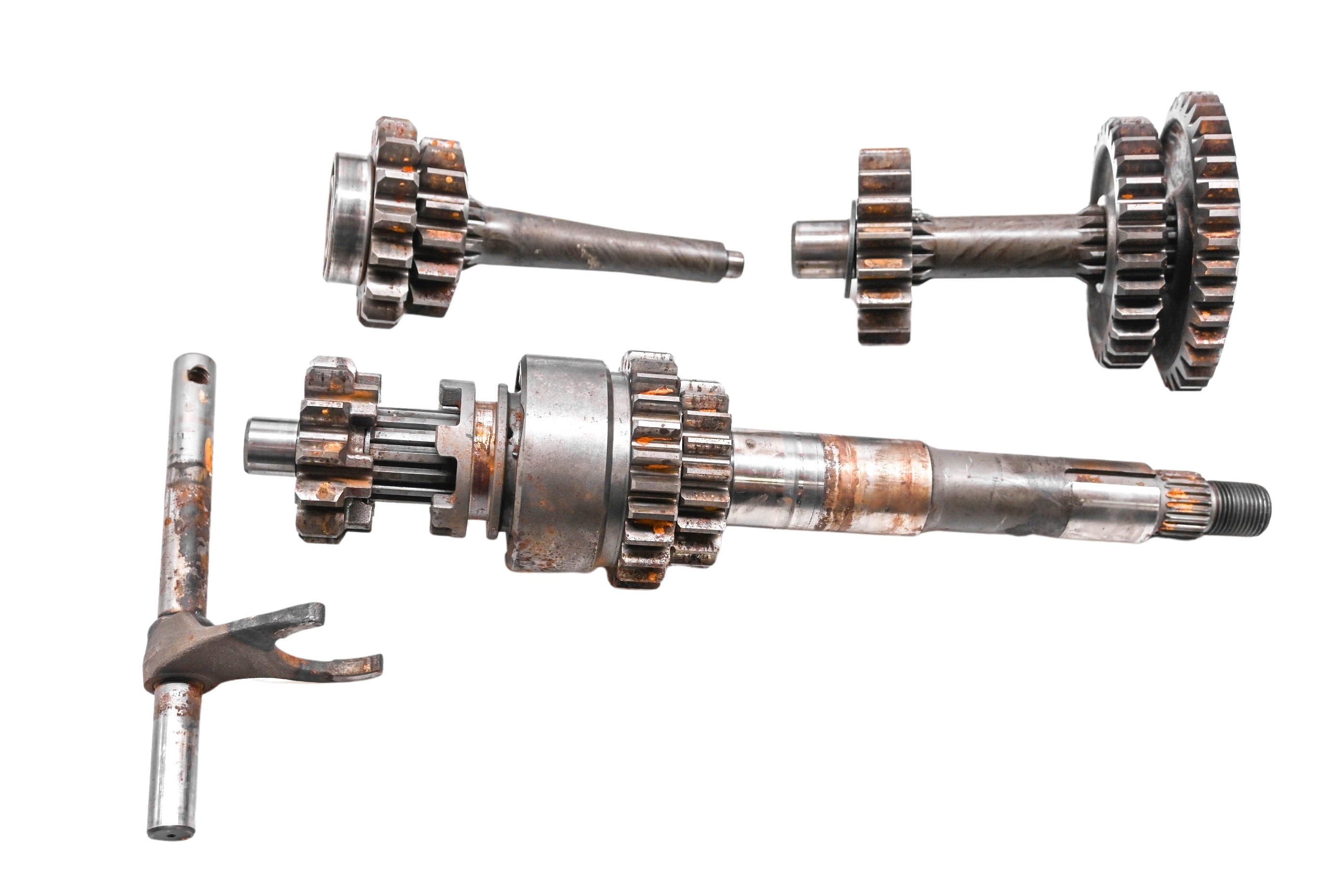 08 Kawasaki Prairie 360 4x4 Transmission Shift Forks & Drum KVF360