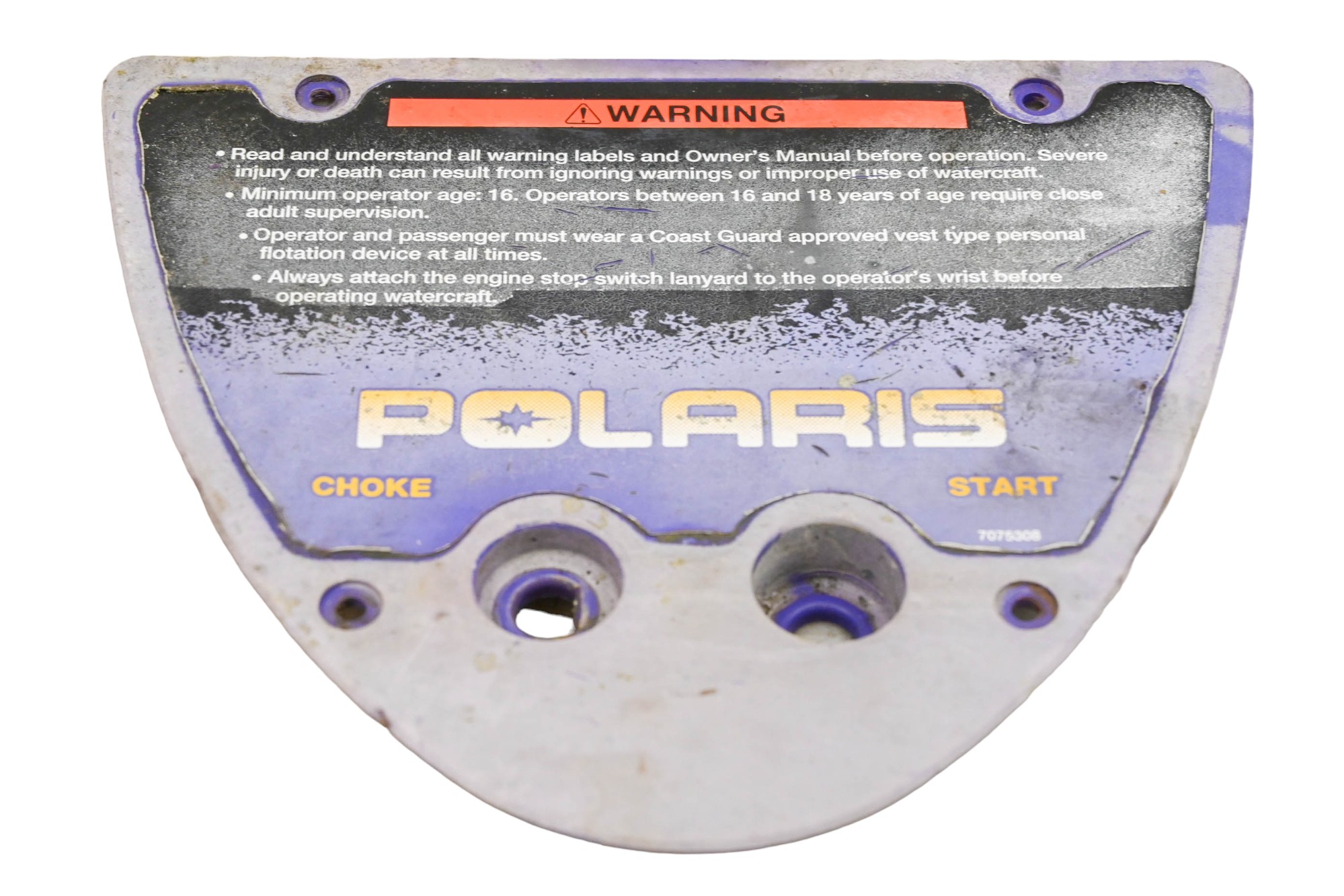 95 Polaris SL 750 Instrument Panel Cover